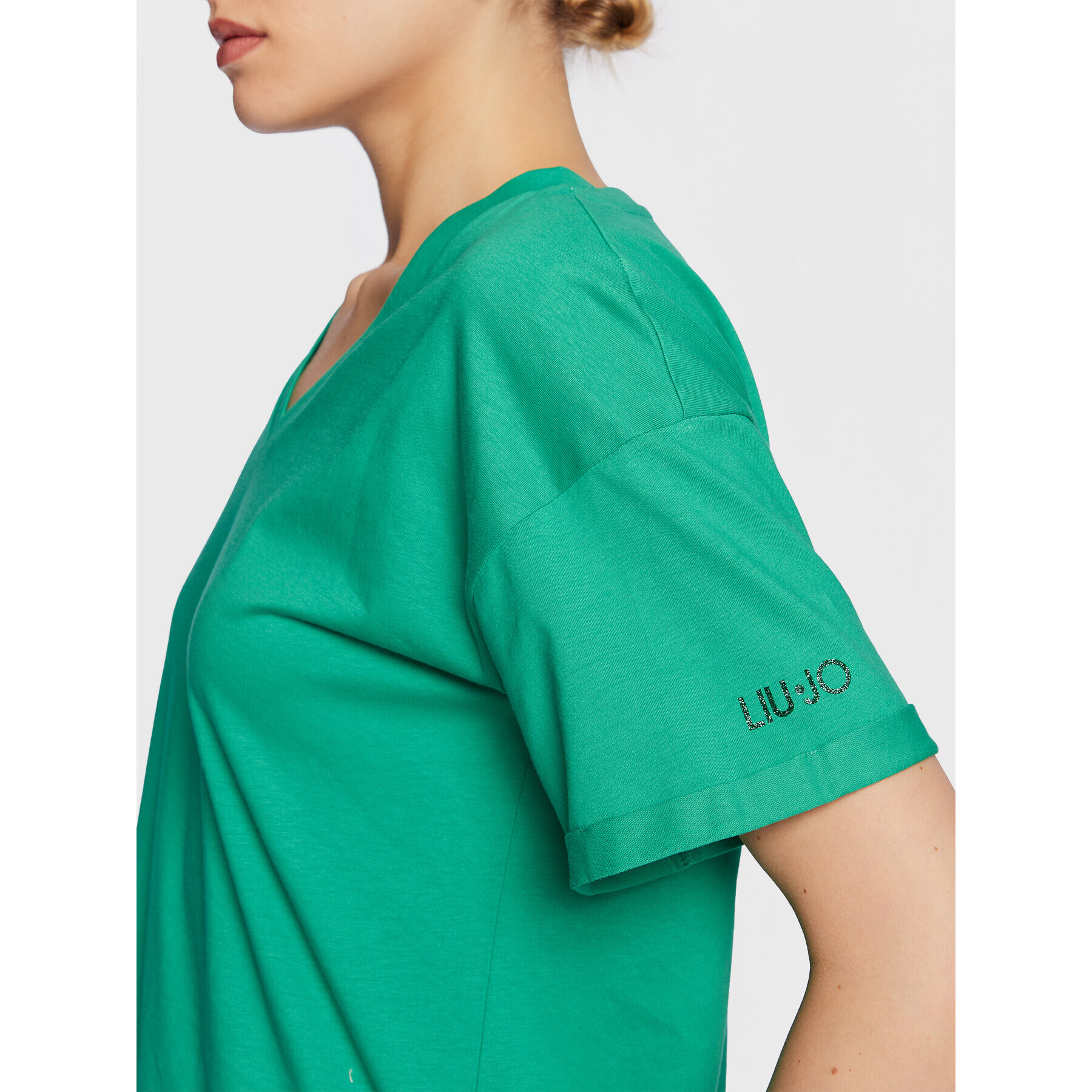 Liu Jo Тишърт WA3364 JS923 Зелен Regular Fit - Pepit.bg