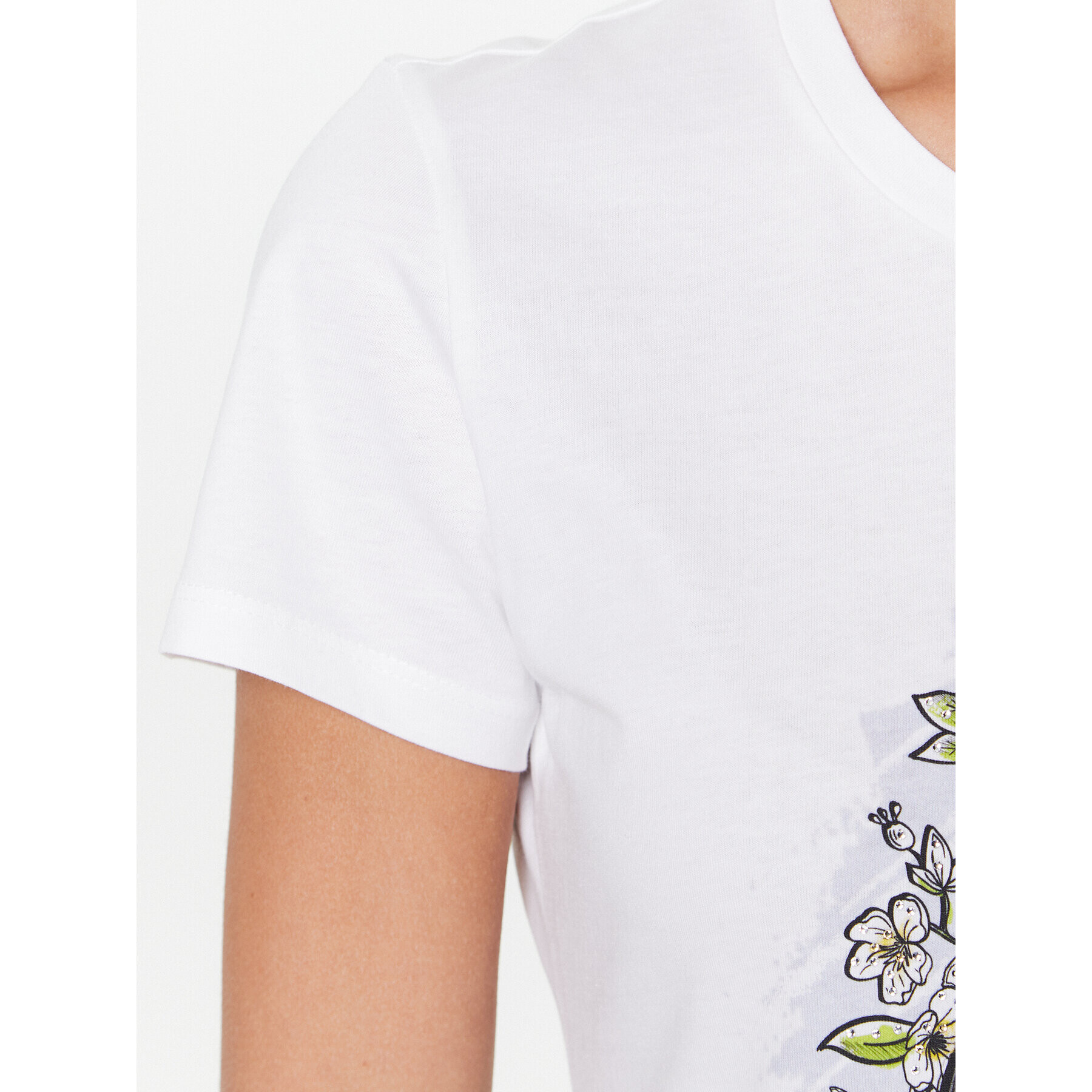 Liu Jo Тишърт WA3389 JS923 Бял Regular Fit - Pepit.bg