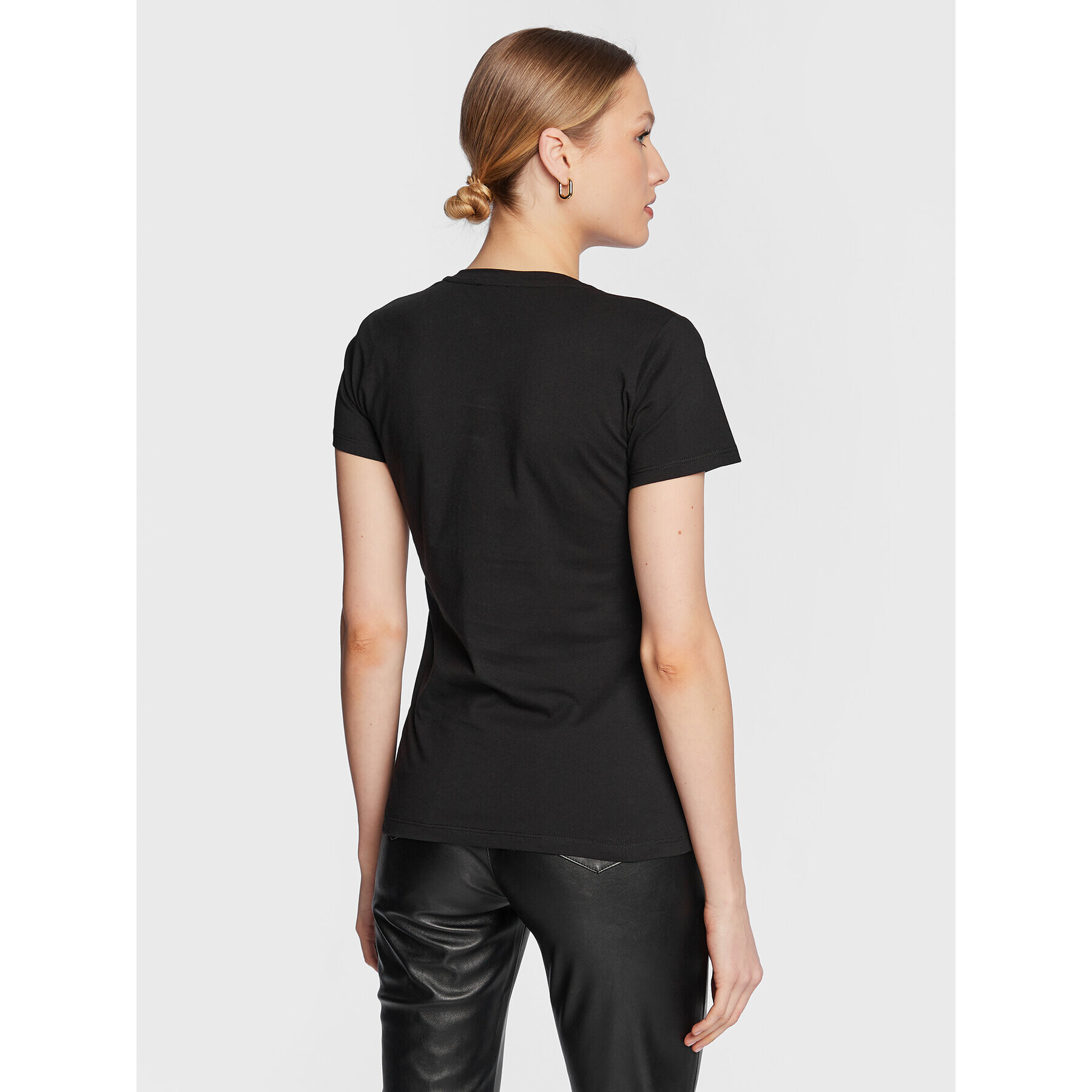 Liu Jo Тишърт WA3389 JS923 Черен Regular Fit - Pepit.bg