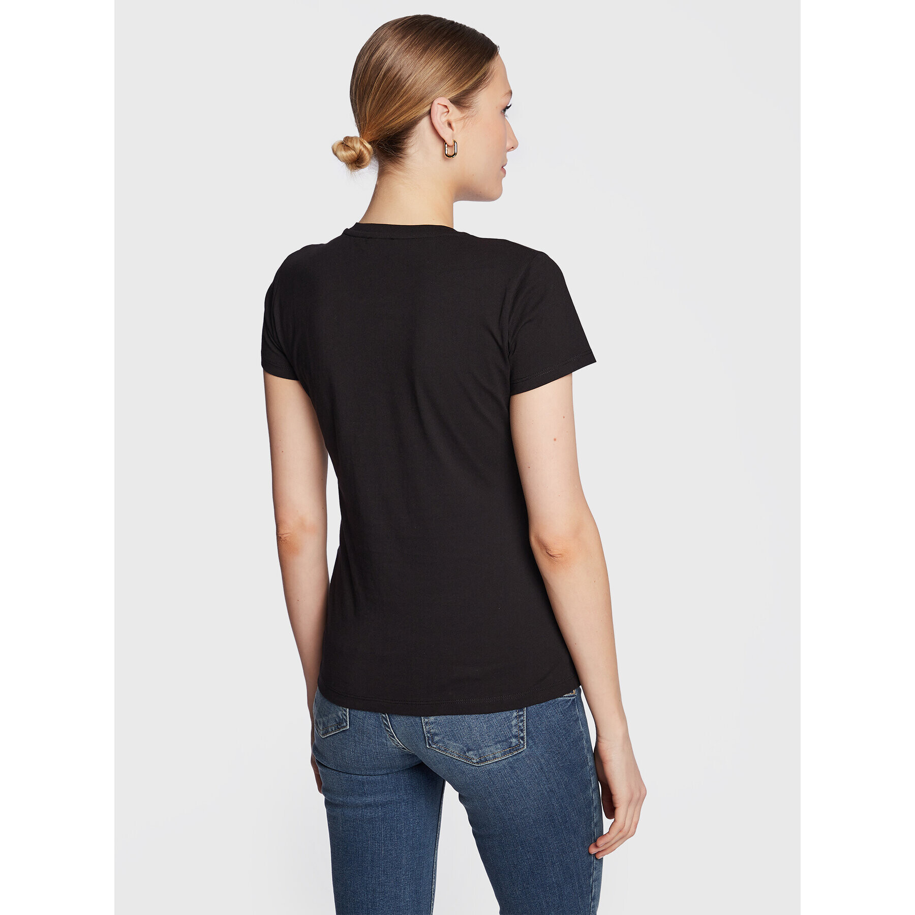 Liu Jo Тишърт WA3467 JS923 Черен Regular Fit - Pepit.bg