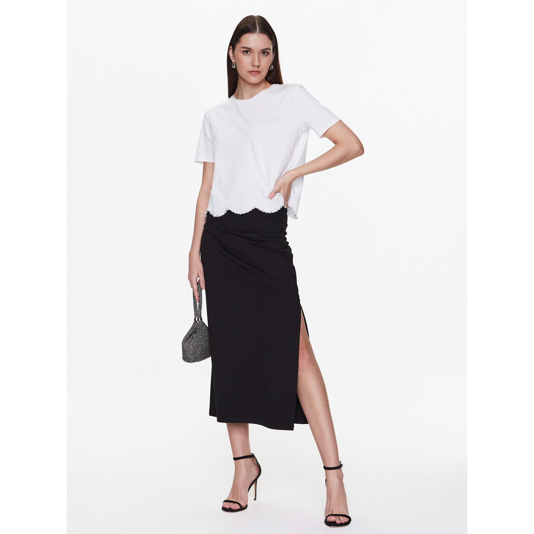 Liu Jo Тишърт WA3544 J5003 Бял Regular Fit - Pepit.bg