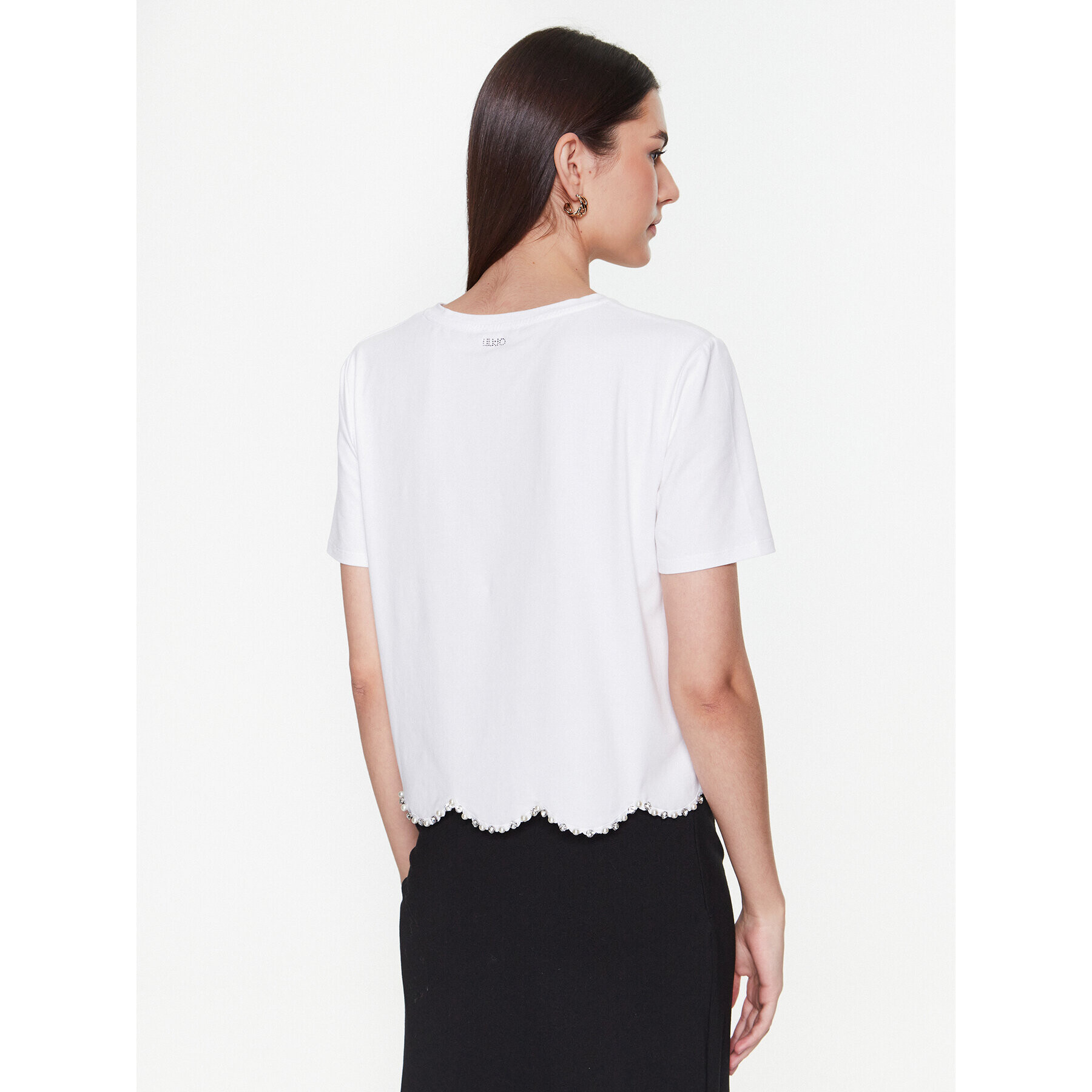 Liu Jo Тишърт WA3544 J5003 Бял Regular Fit - Pepit.bg
