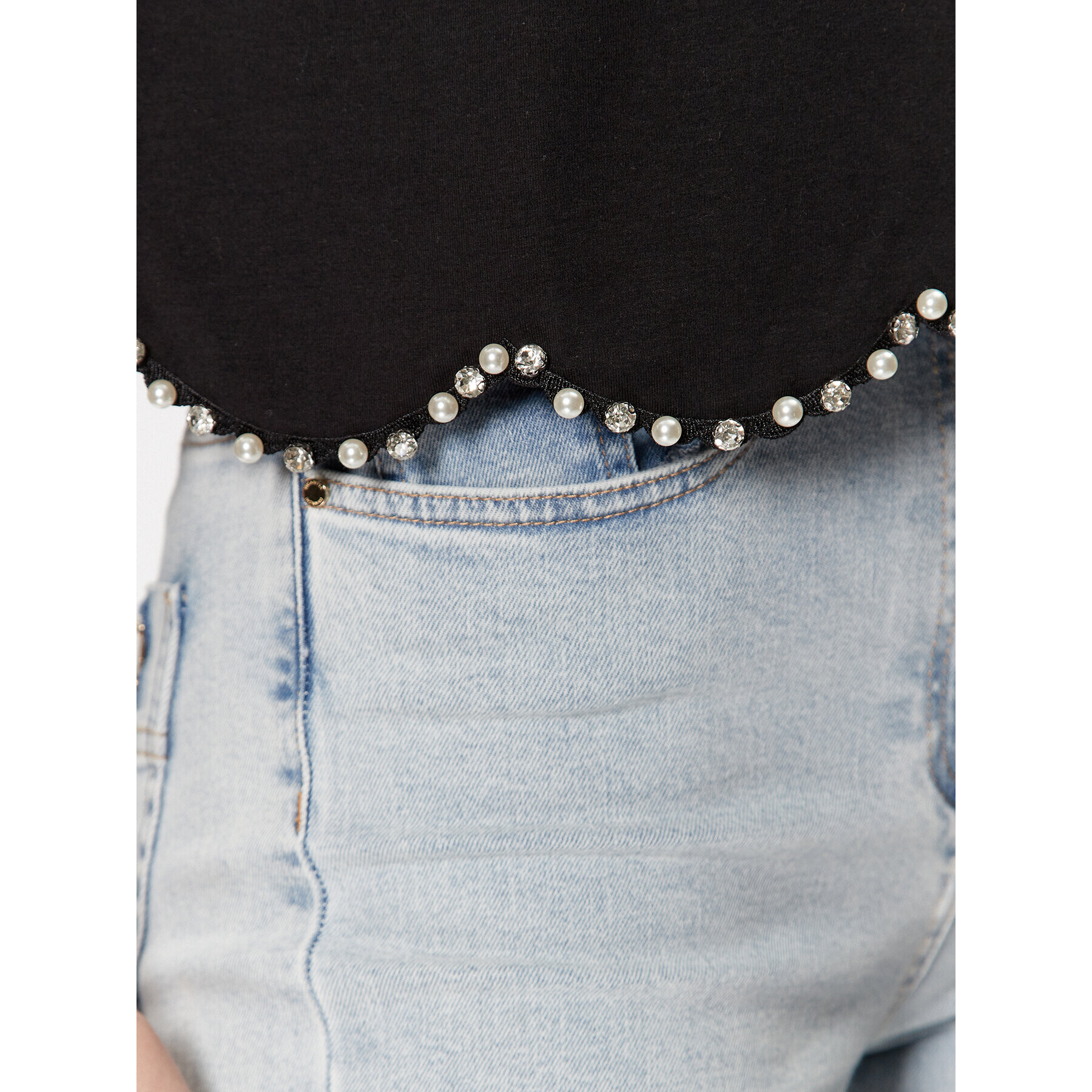 Liu Jo Тишърт WA3544 J5003 Черен Regular Fit - Pepit.bg