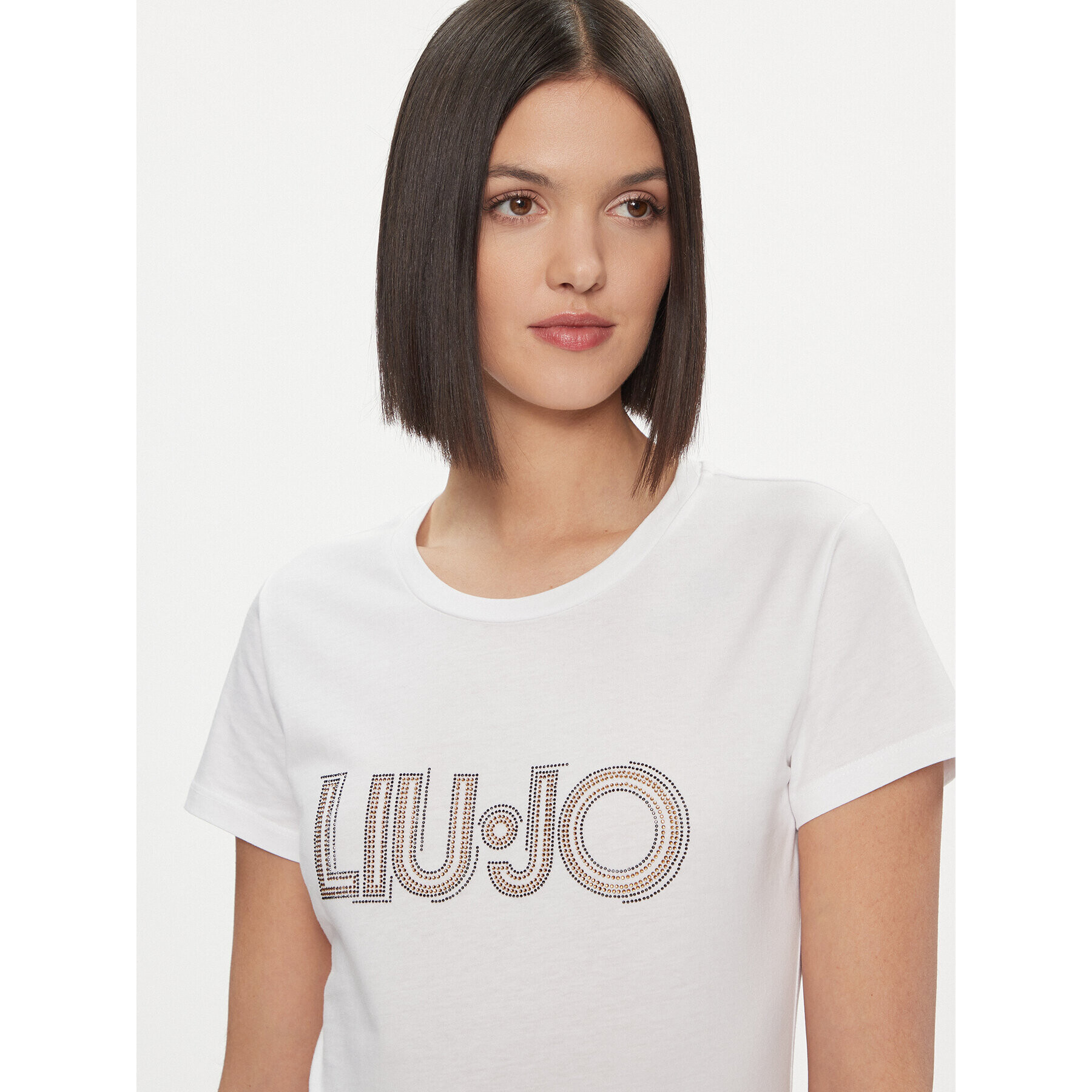 Liu Jo Тишърт WA4051 JS923 Бял Regular Fit - Pepit.bg