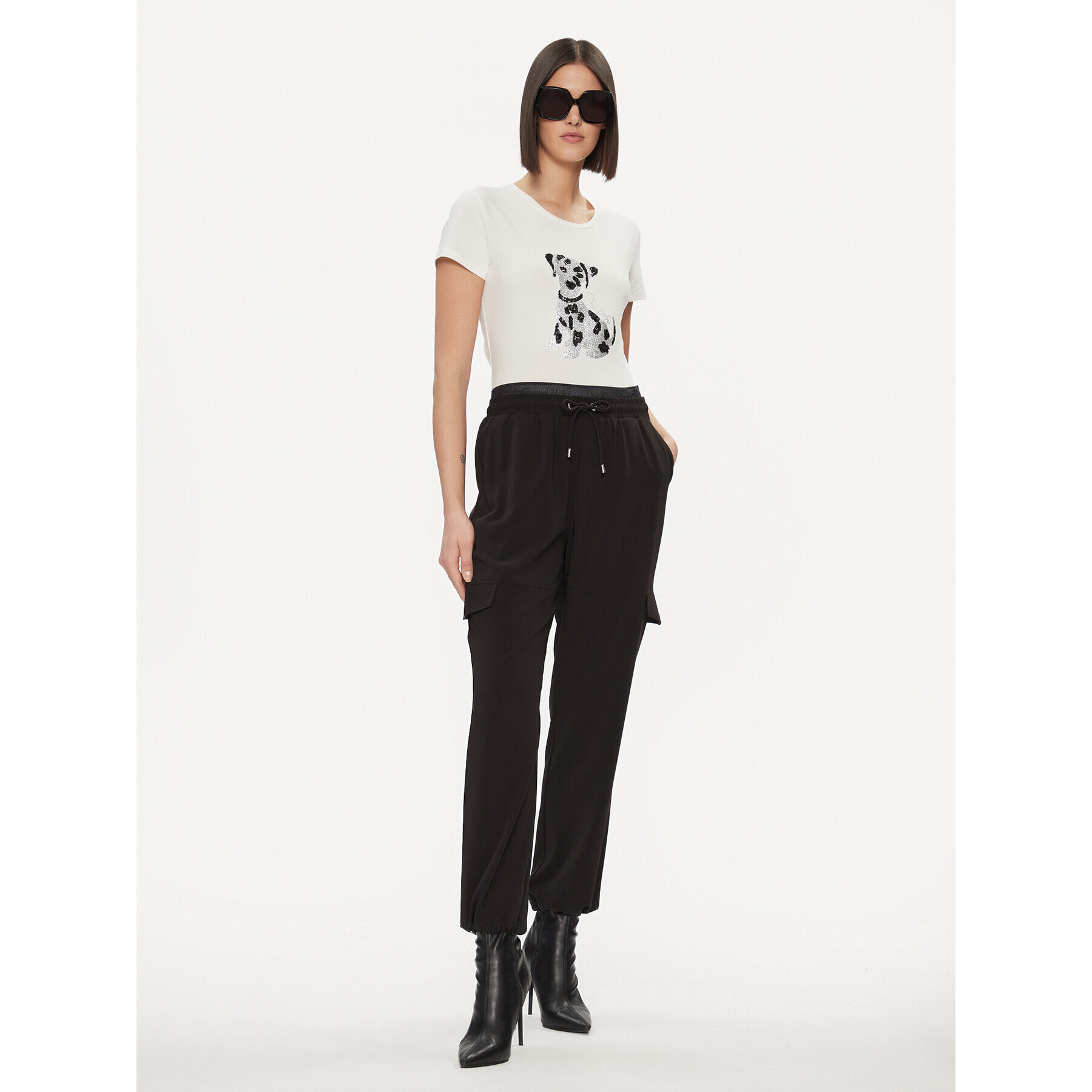 Liu Jo Тишърт WA4052 J5003 Бял Regular Fit - Pepit.bg