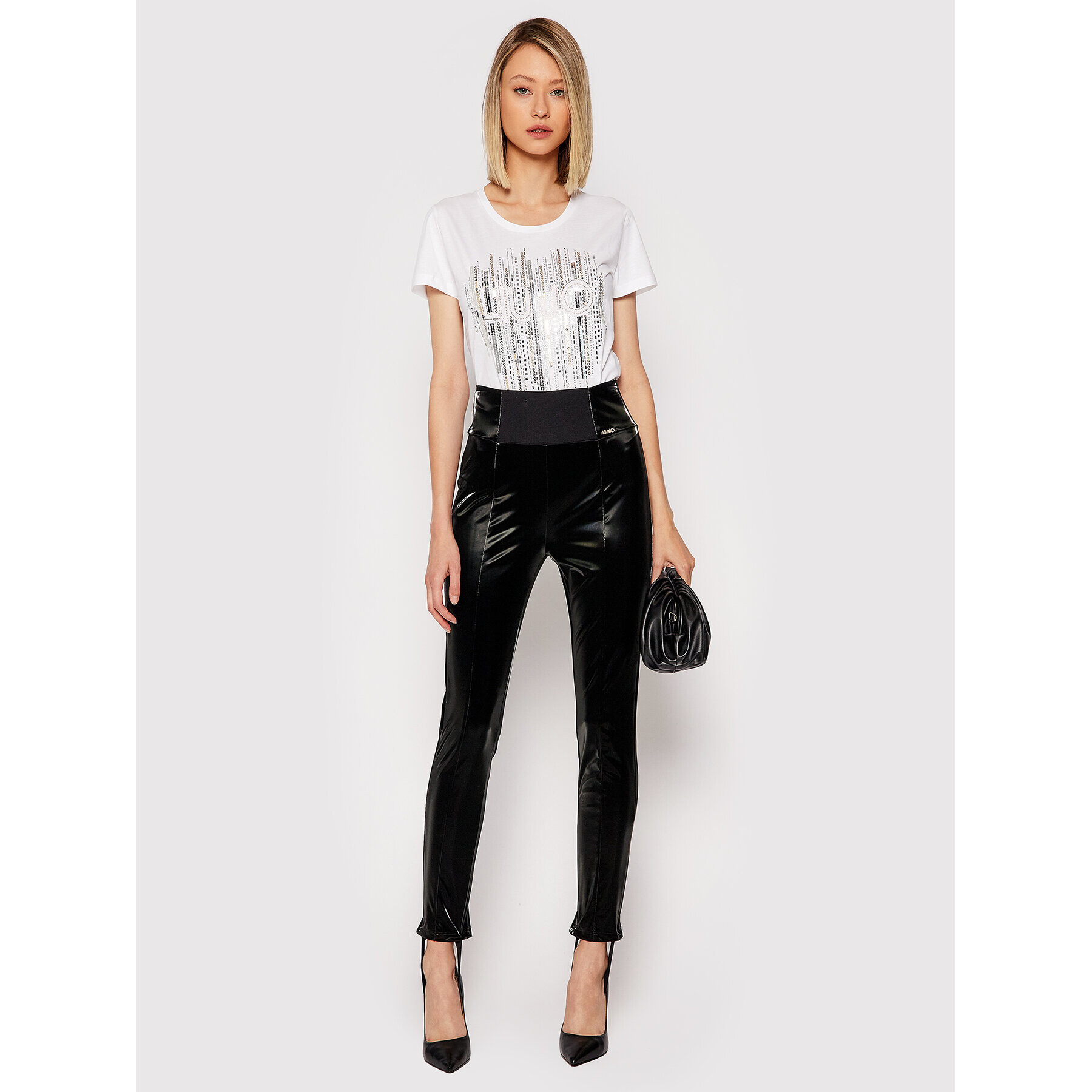 Liu Jo Тишърт WF1149 J5923 Бял Regular Fit - Pepit.bg