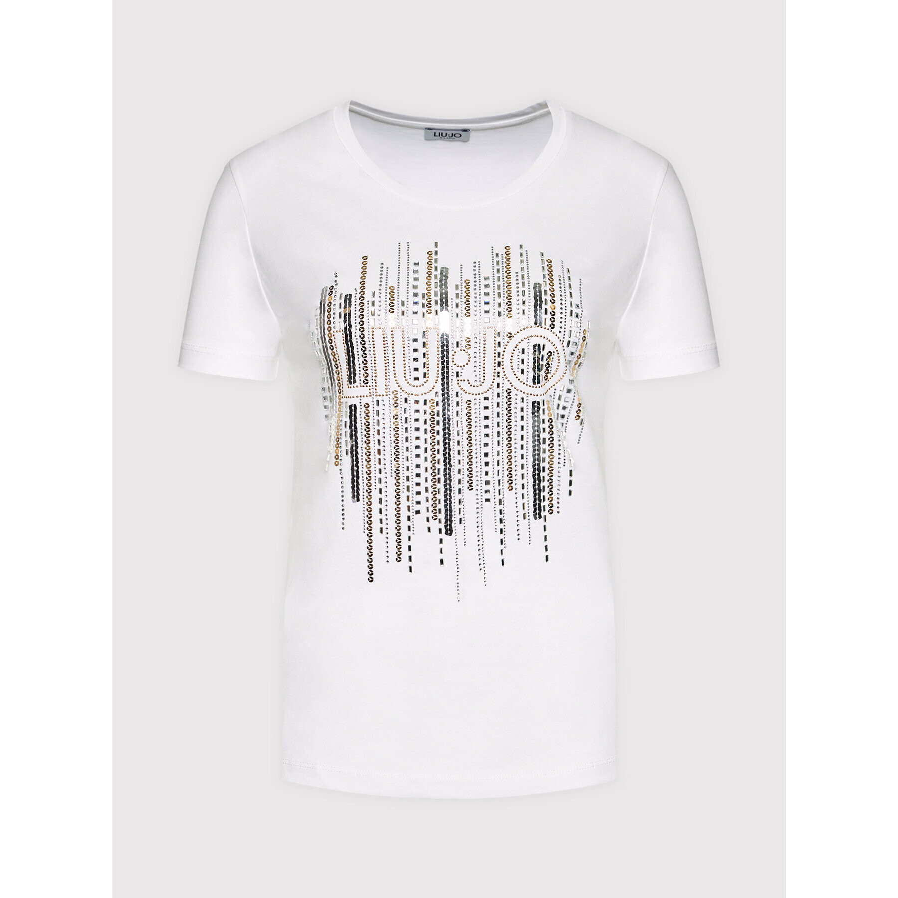 Liu Jo Тишърт WF1149 J5923 Бял Regular Fit - Pepit.bg