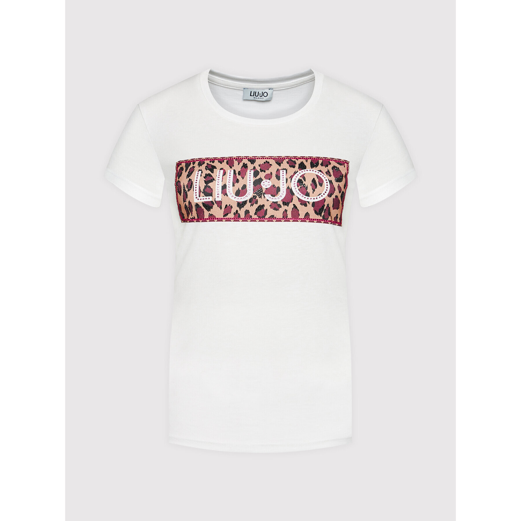 Liu Jo Тишърт WF1381 J0094 Бял Regular Fit - Pepit.bg