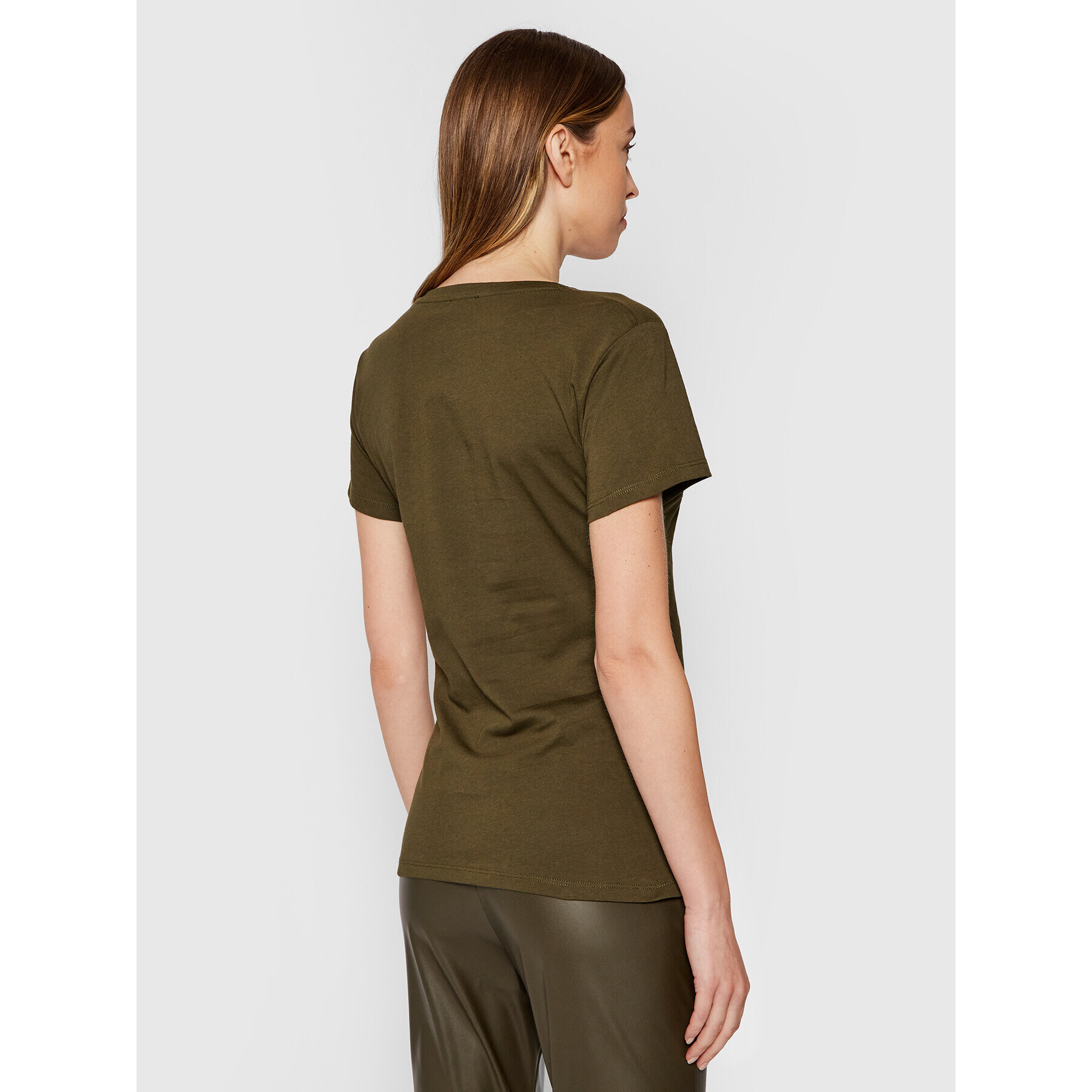 Liu Jo Тишърт WF1449 J6287 Зелен Slim Fit - Pepit.bg