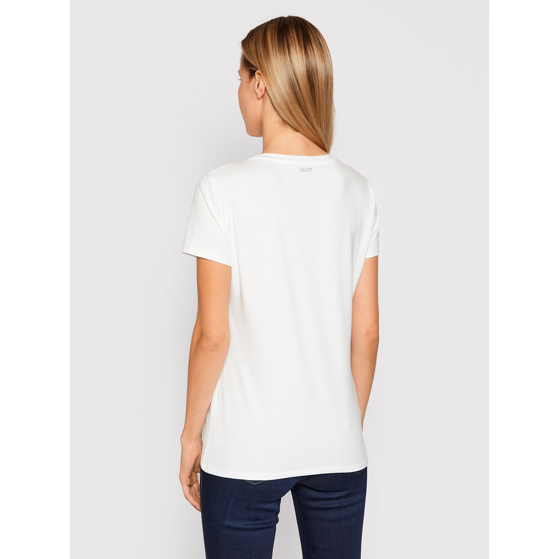 Liu Jo Тишърт WF1551 J9944 Бял Regular Fit - Pepit.bg
