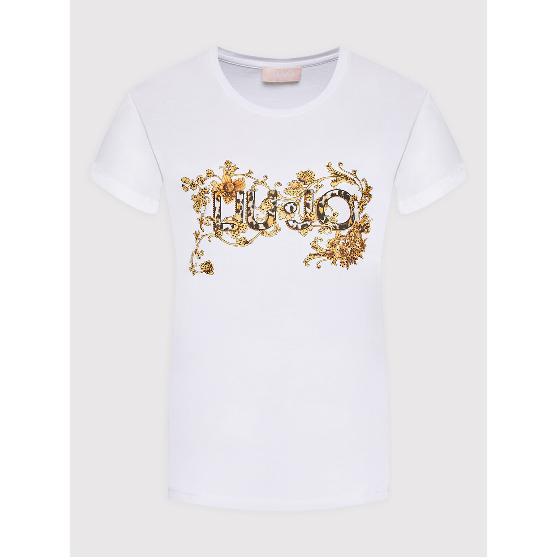 Liu Jo Тишърт WF2375 JS923 Бял Regular Fit - Pepit.bg
