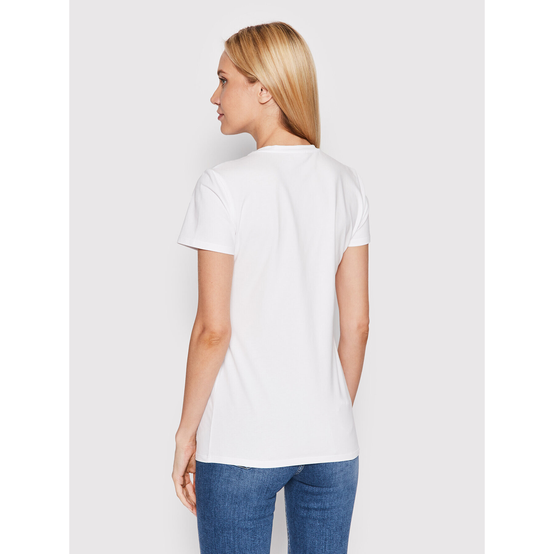 Liu Jo Тишърт WF2486 J5003 Бял Regular Fit - Pepit.bg