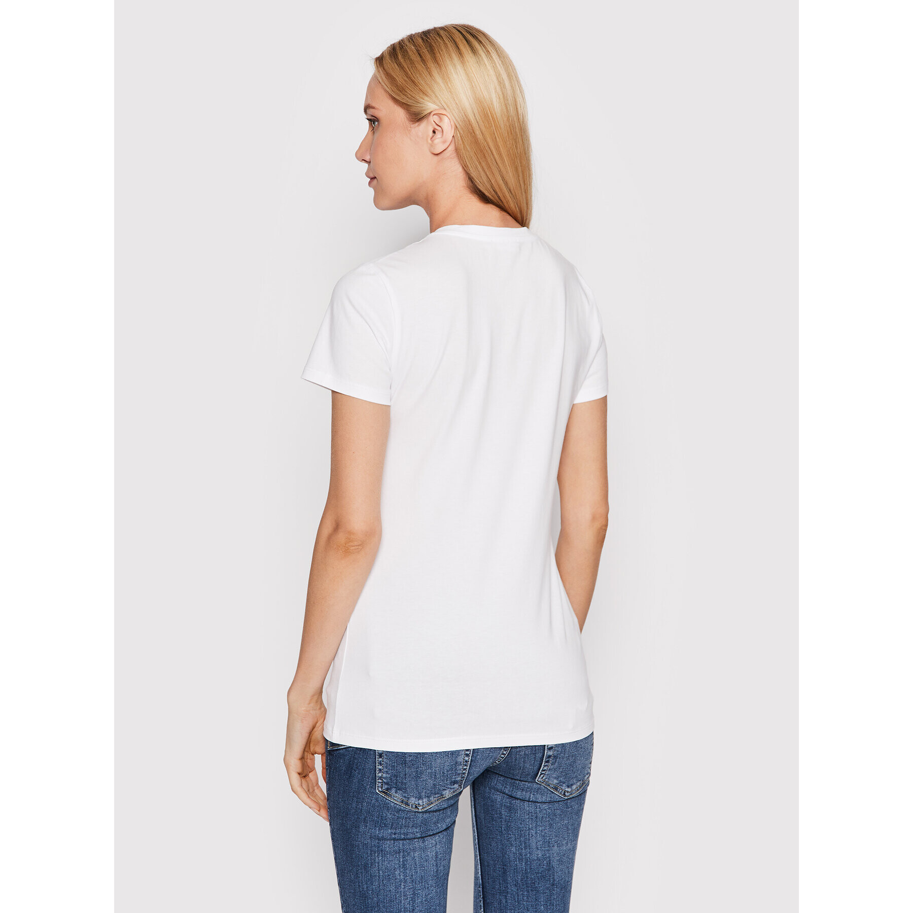 Liu Jo Тишърт WF2486 J5003 Бял Regular Fit - Pepit.bg