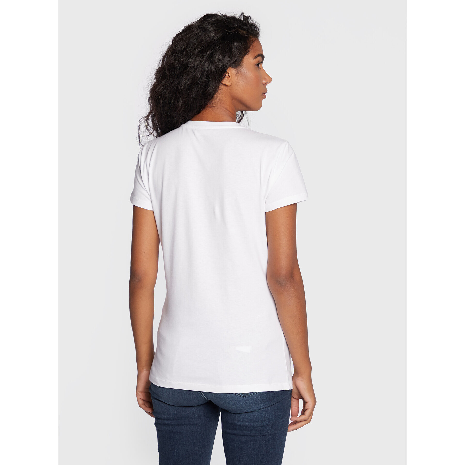 Liu Jo Тишърт WF2534 JS923 Бял Slim Fit - Pepit.bg