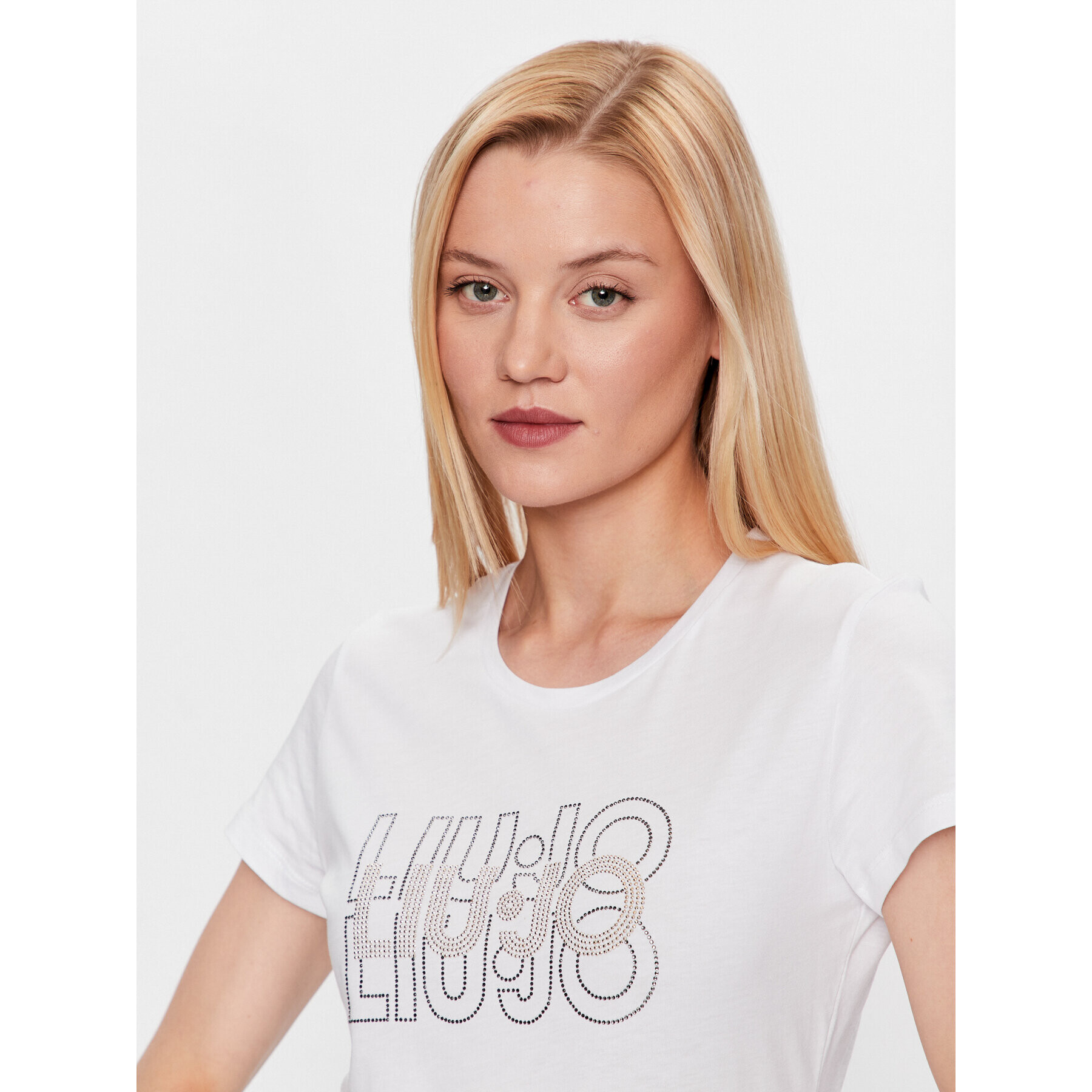 Liu Jo Тишърт WF3085 J6308 Бял Regular Fit - Pepit.bg