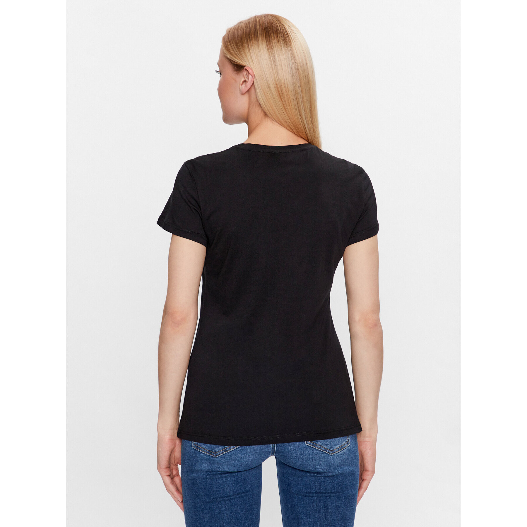 Liu Jo Тишърт WF3085 J6308 Черен Regular Fit - Pepit.bg