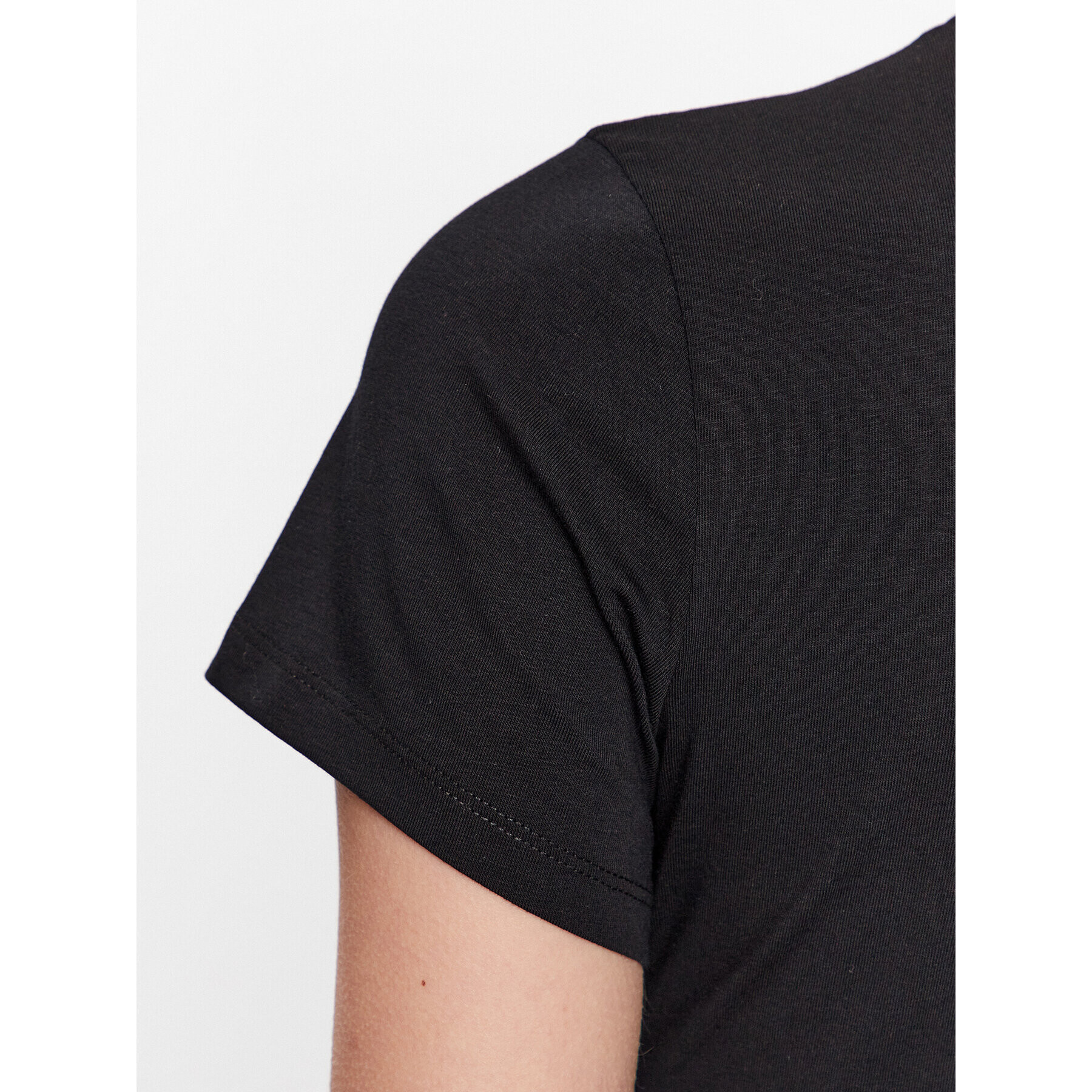 Liu Jo Тишърт WF3090 JS003 Черен Regular Fit - Pepit.bg