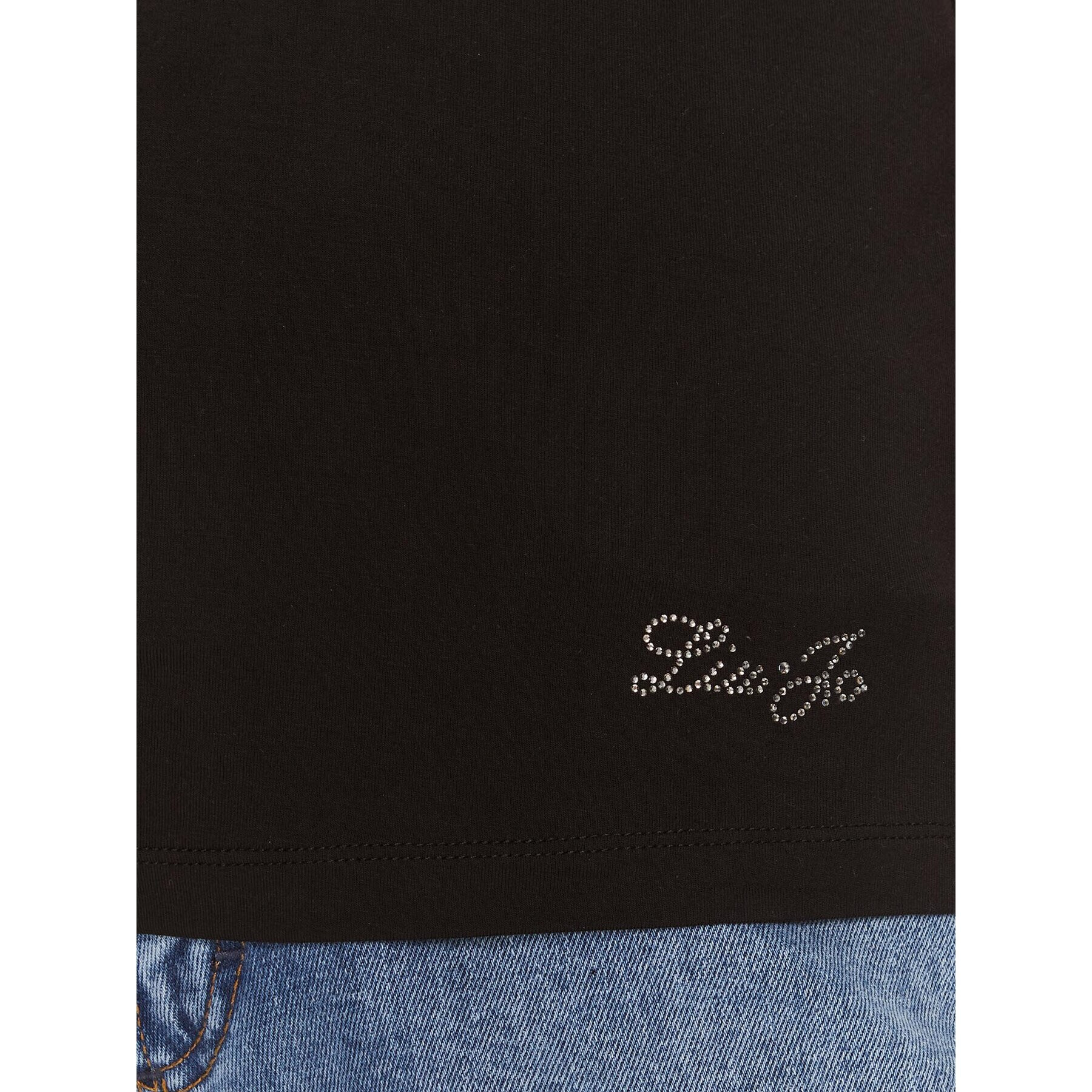 Liu Jo топ 5F3117 J5360 Черен Regular Fit - Pepit.bg