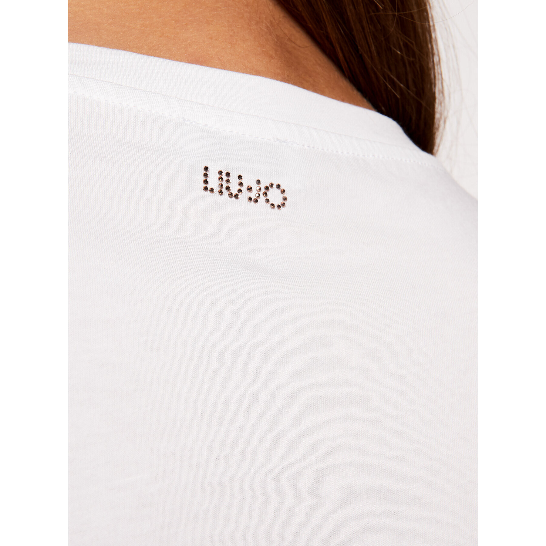 Liu Jo Топ FA0148 J5960 Бял Regular Fit - Pepit.bg