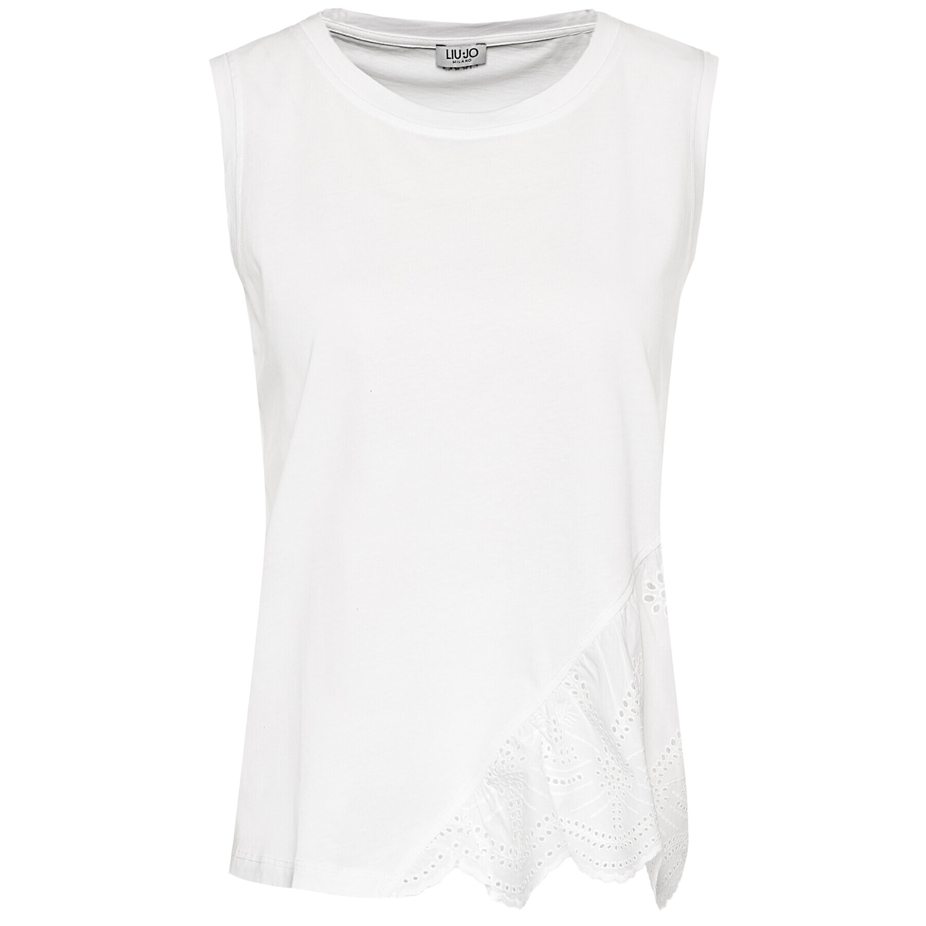 Liu Jo Топ FA0148 J5960 Бял Regular Fit - Pepit.bg