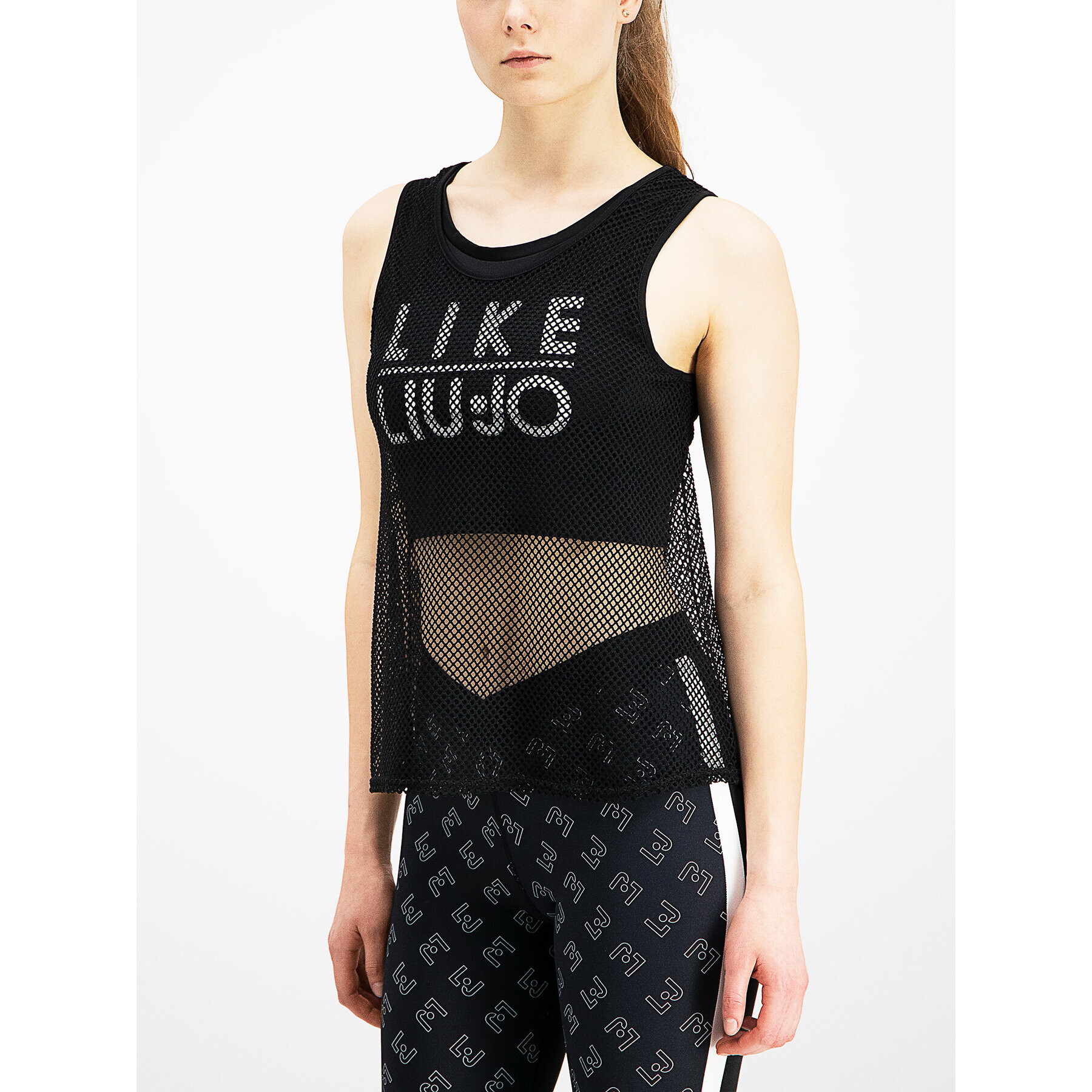 Liu Jo Sport Топ T19055 J7912 Черен Regular Fit - Pepit.bg
