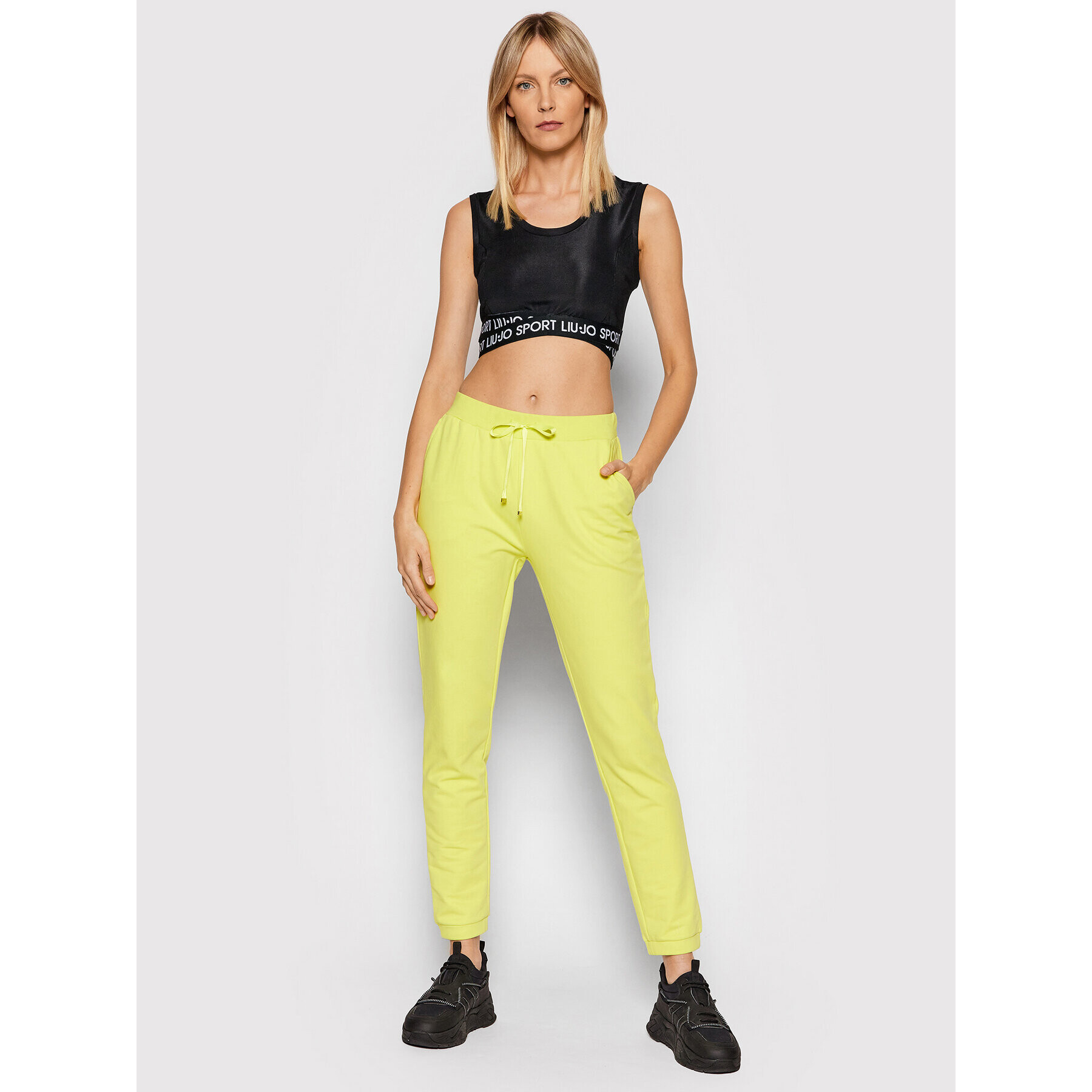 Liu Jo Sport топ TA2031 J6351 Черен Slim Fit - Pepit.bg