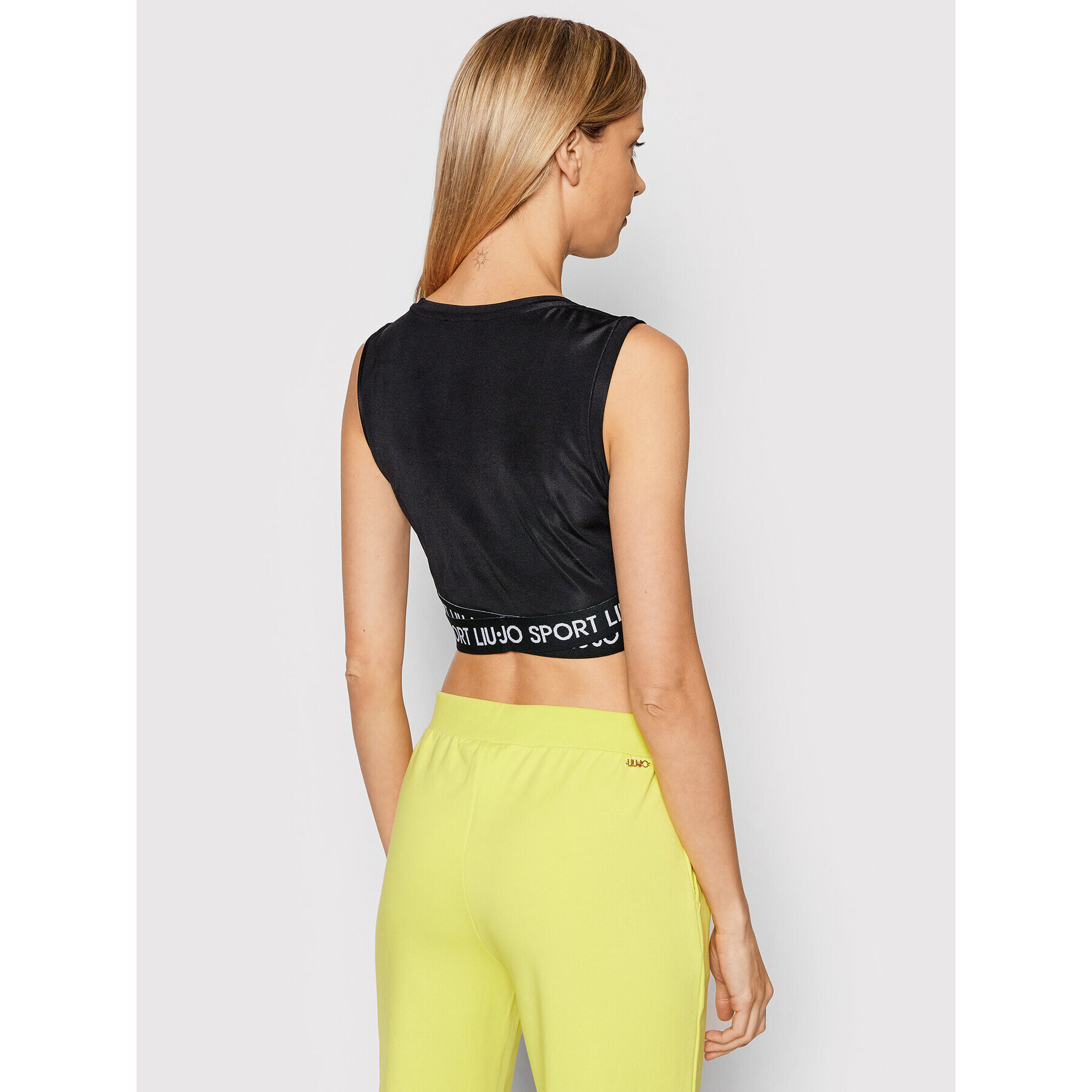 Liu Jo Sport топ TA2031 J6351 Черен Slim Fit - Pepit.bg