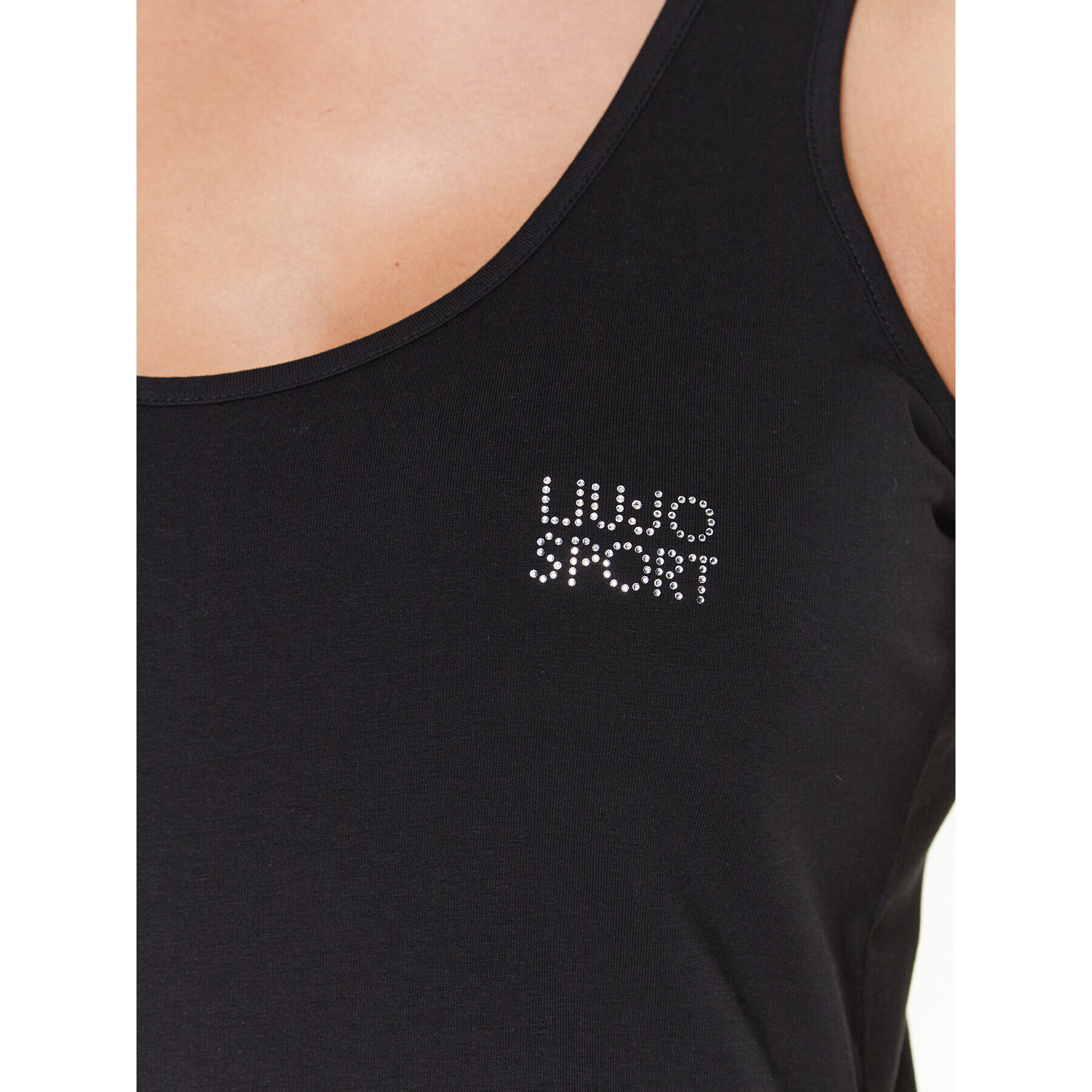 Liu Jo Sport топ TA3142 J5003 Черен Regular Fit - Pepit.bg