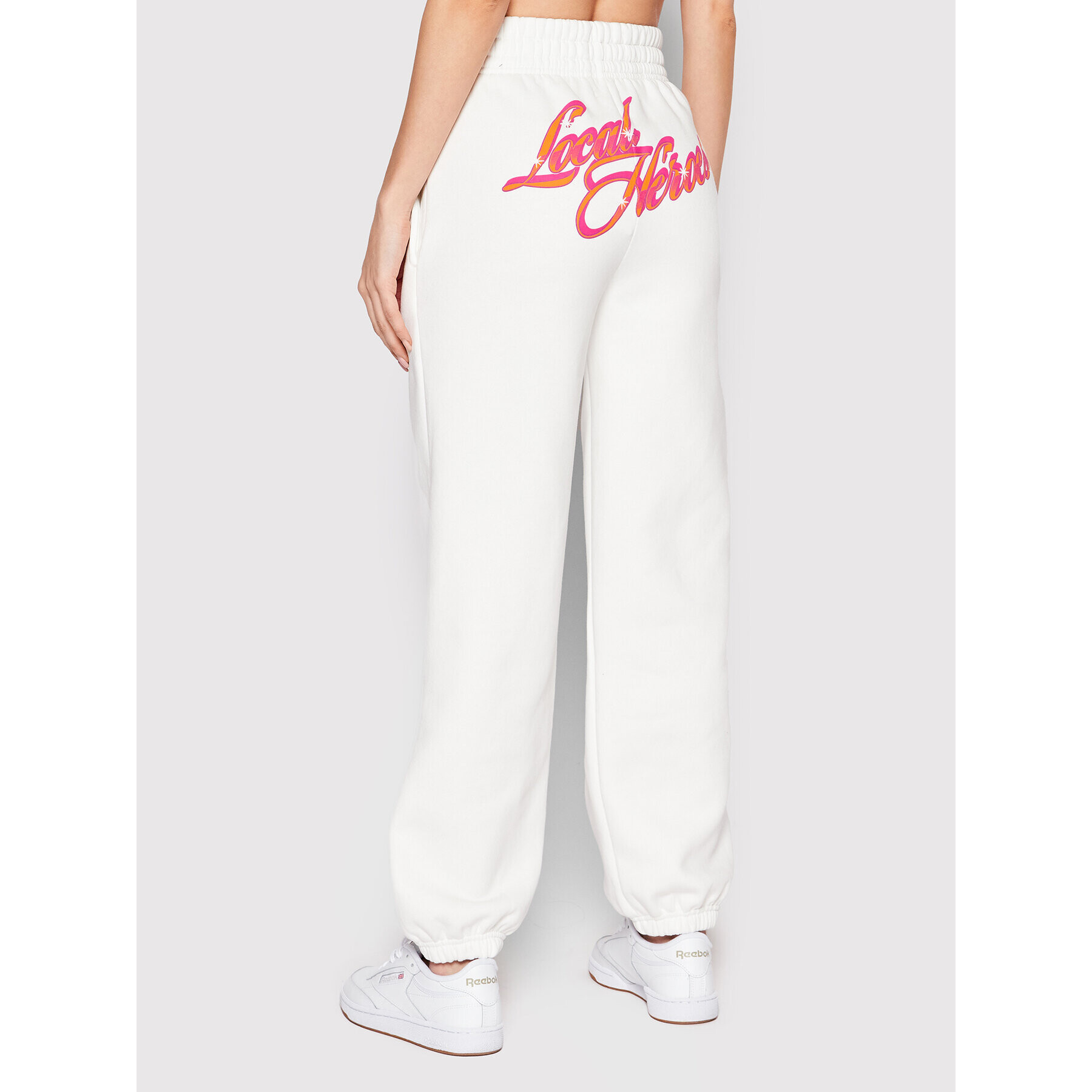 Local Heroes Долнище анцуг Graffiti SS22P0007 Бял Relaxed Fit - Pepit.bg