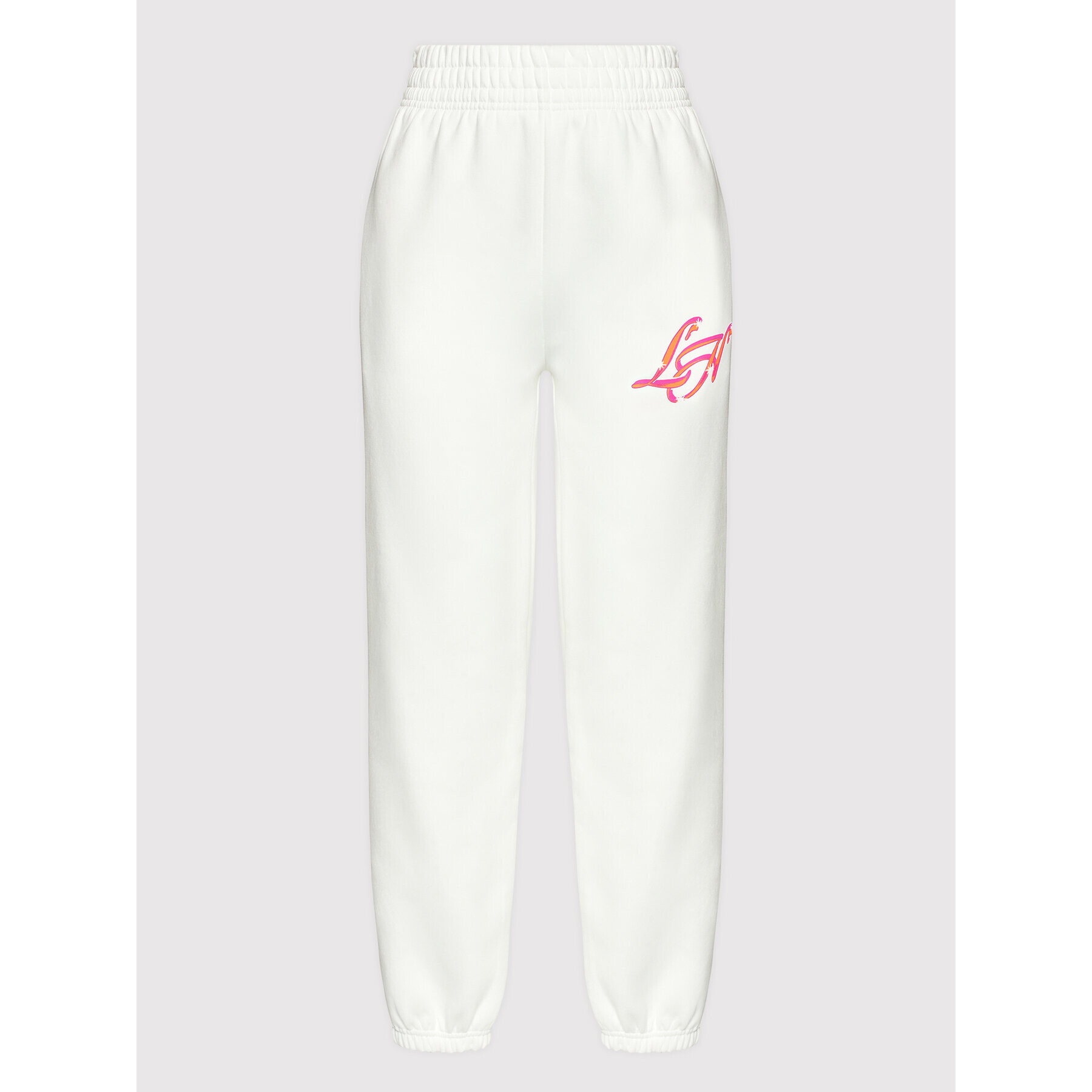 Local Heroes Долнище анцуг Graffiti SS22P0007 Бял Relaxed Fit - Pepit.bg