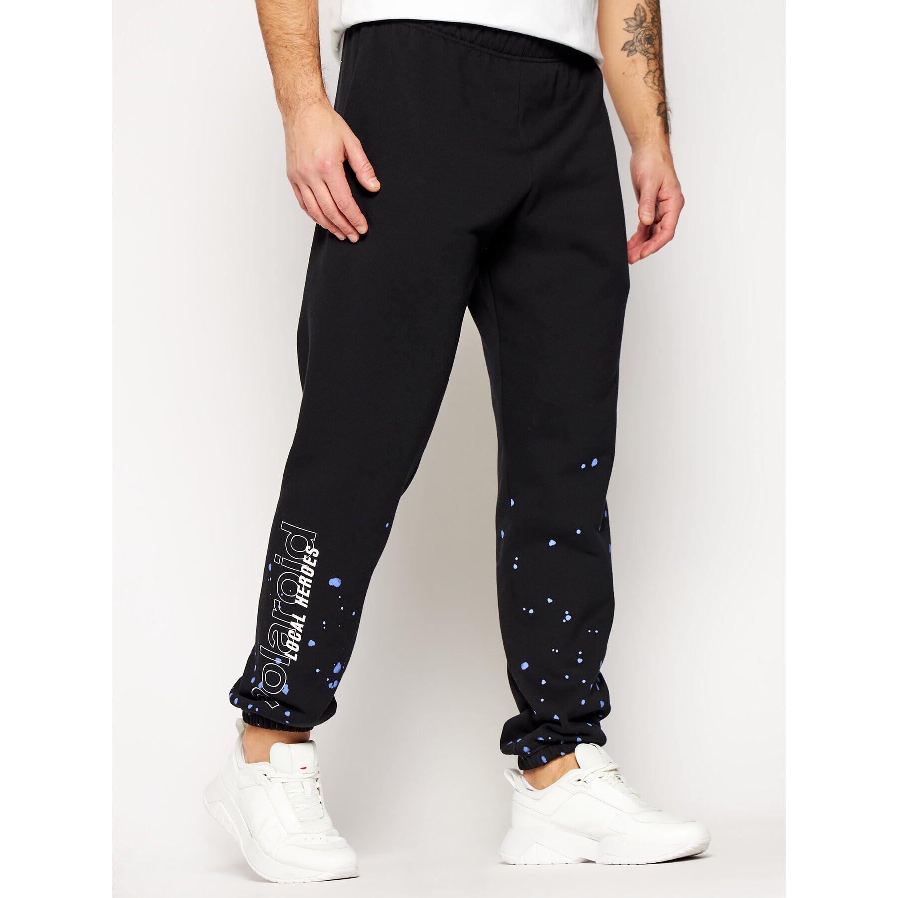 Local Heroes Долнище анцуг Spray LHPLP0004 Черен Regular Fit - Pepit.bg