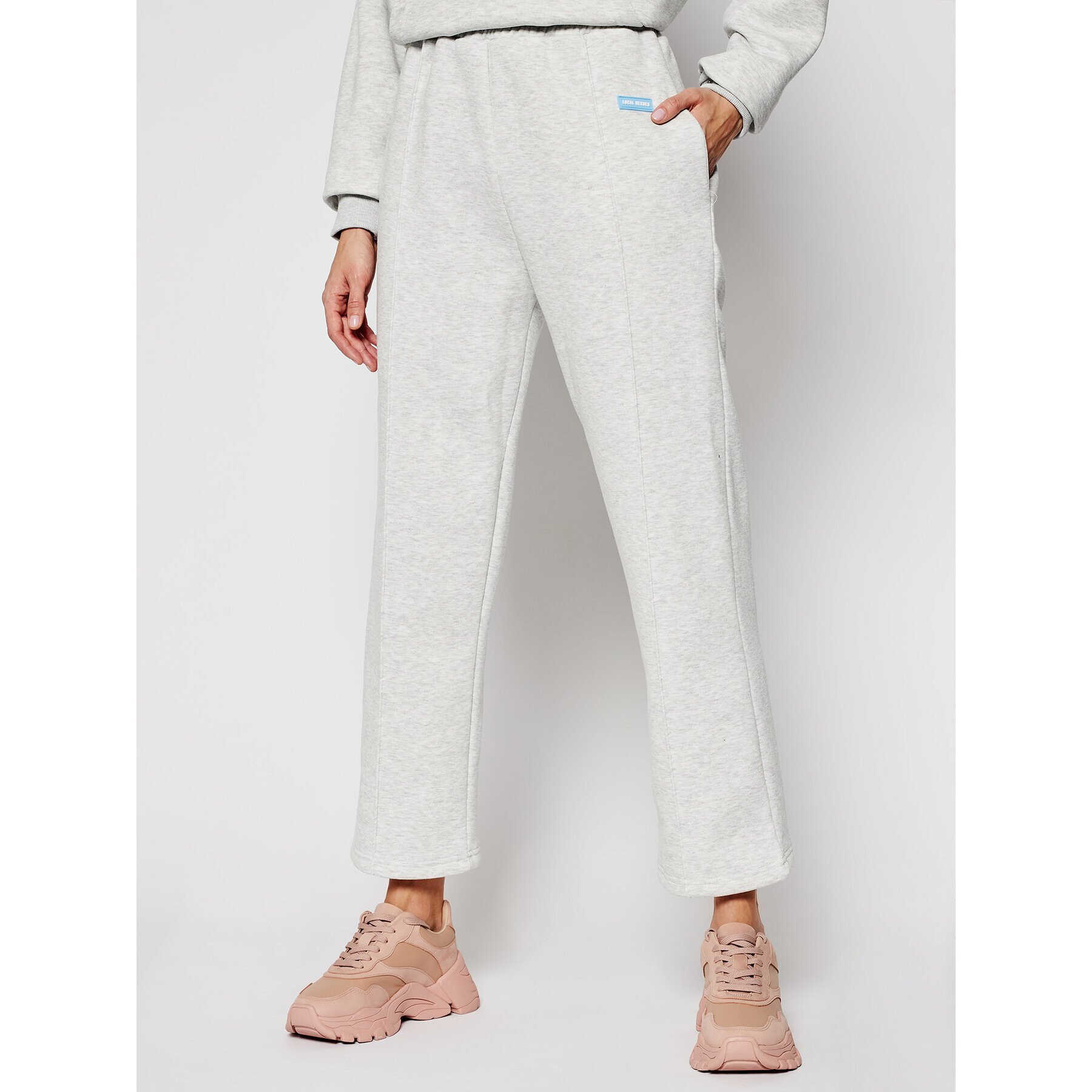 Local Heroes Долнище анцуг SS21P0028 Сив Regular Fit - Pepit.bg