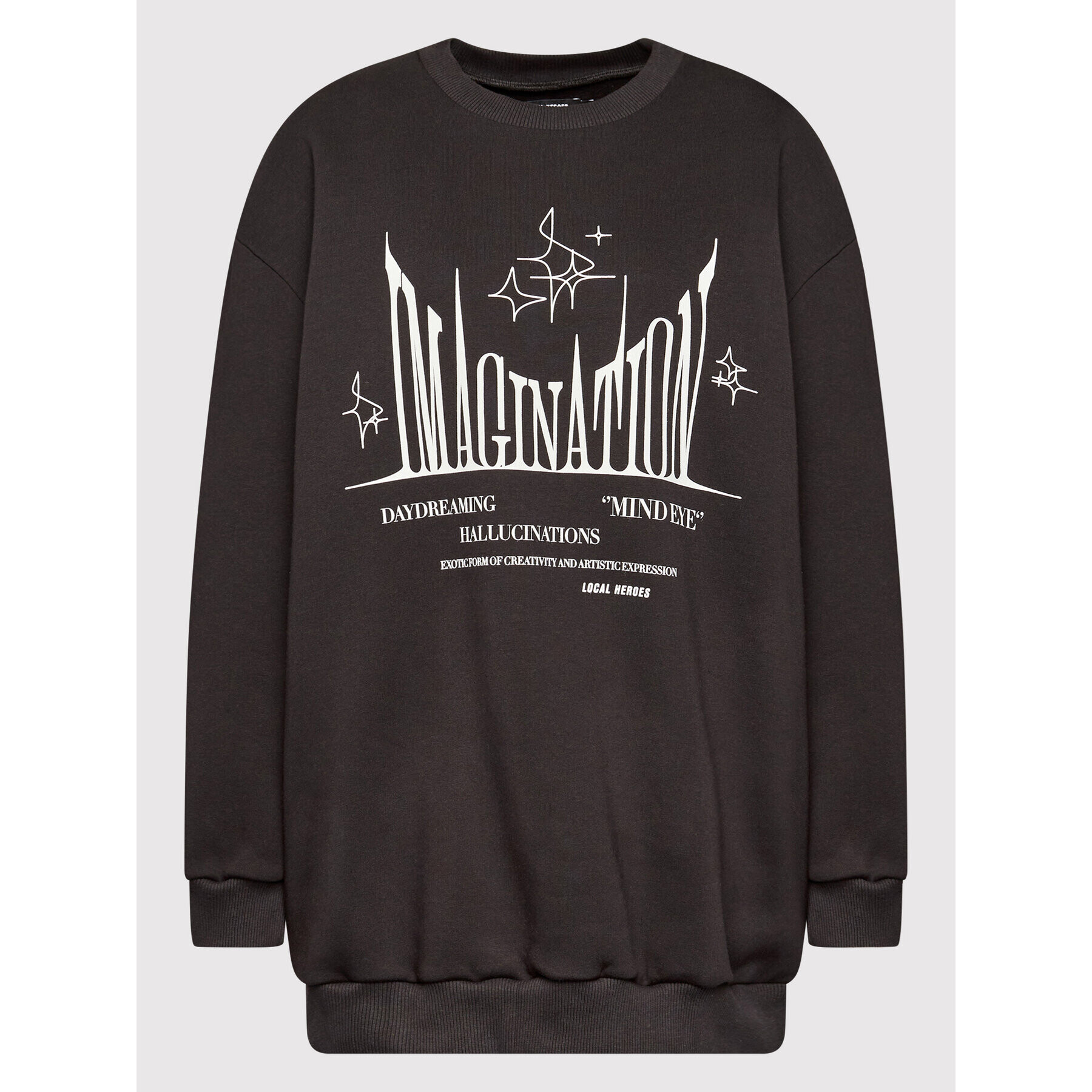 Local Heroes Плетена рокля Imagination AW21D0021 Черен Oversize - Pepit.bg
