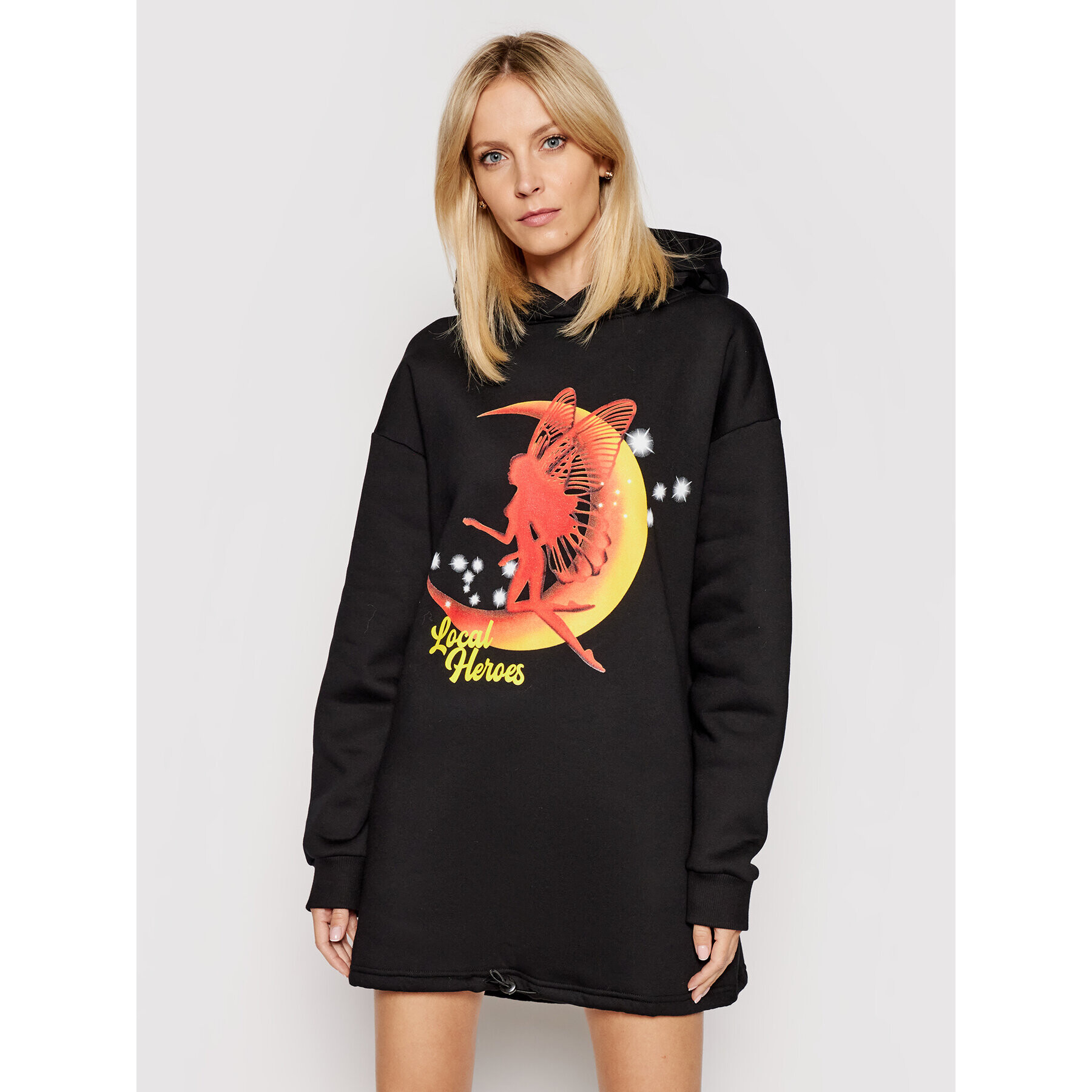 Local Heroes Плетена рокля Magic Hell AW21D0004 Черен Oversize - Pepit.bg