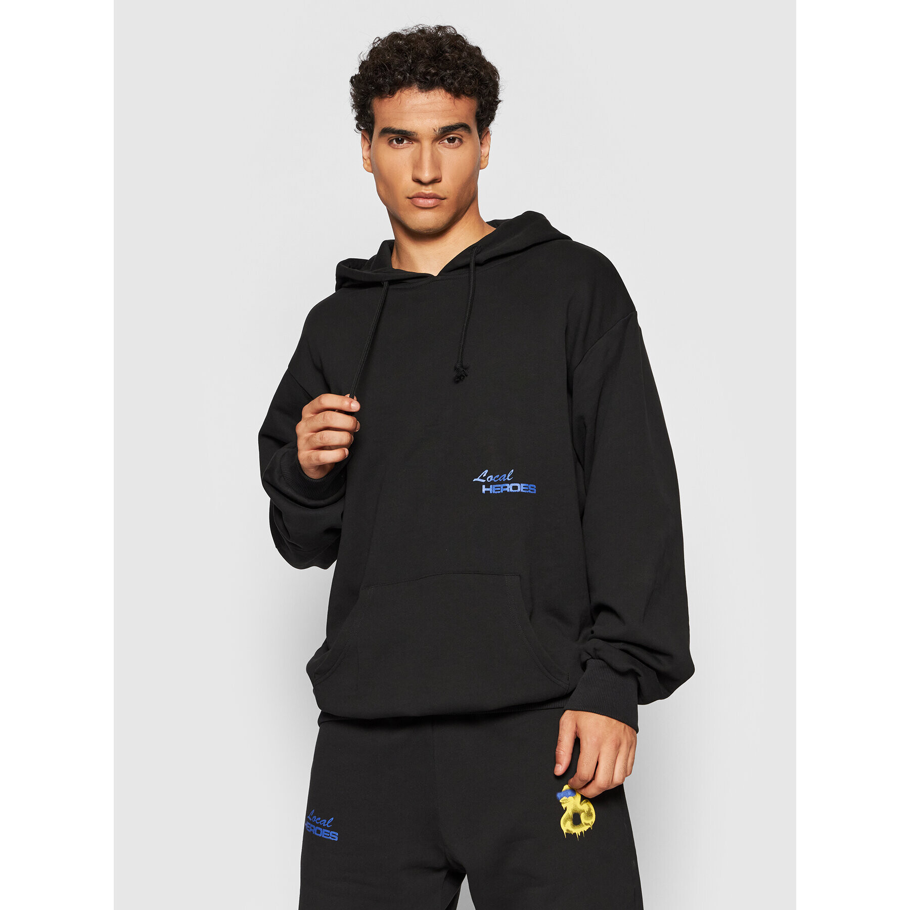 Local Heroes Суитшърт Blind Duck AW21S0071 Черен Regular Fit - Pepit.bg