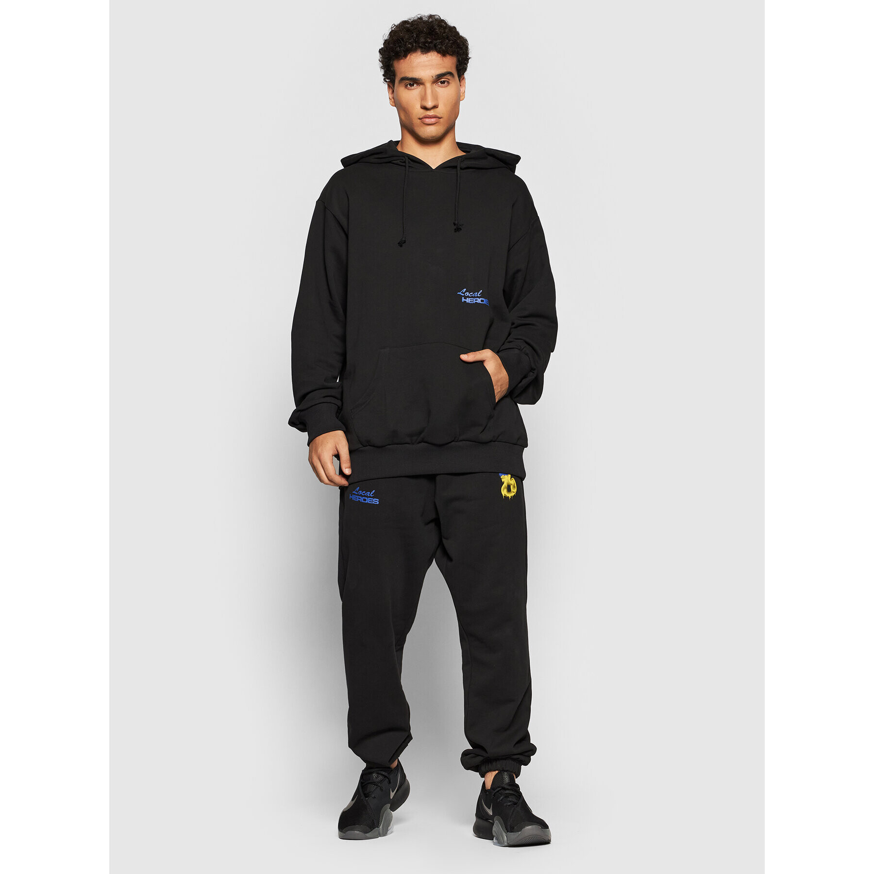 Local Heroes Суитшърт Blind Duck AW21S0071 Черен Regular Fit - Pepit.bg