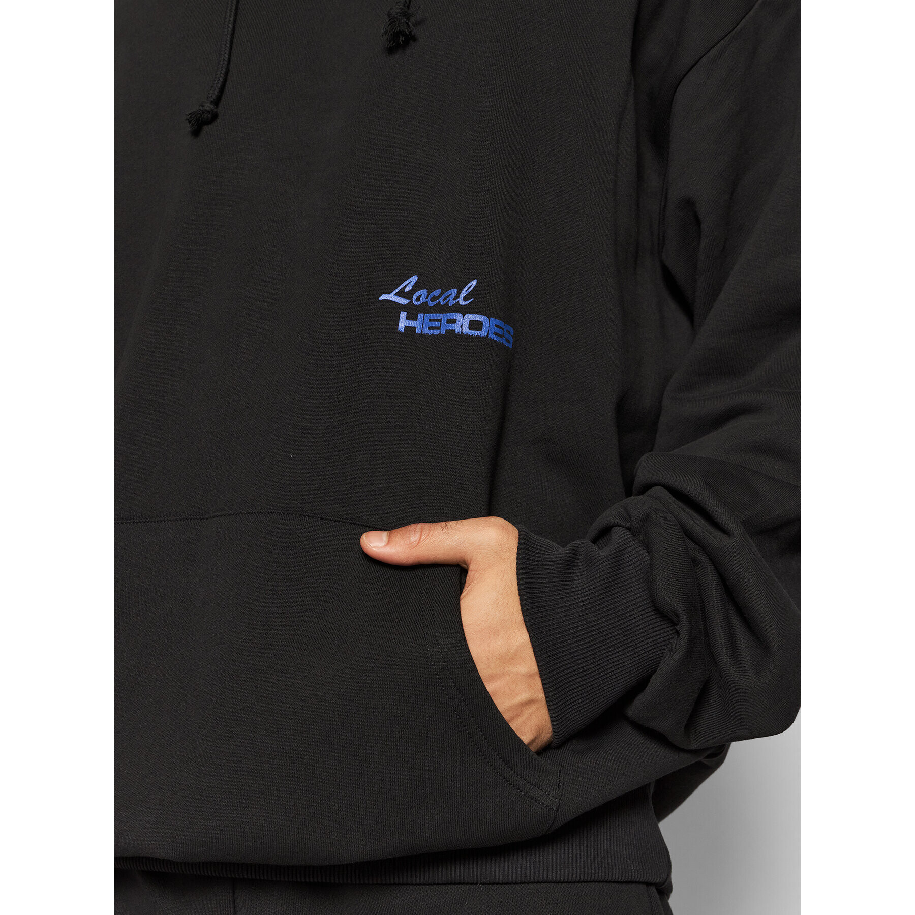 Local Heroes Суитшърт Blind Duck AW21S0071 Черен Regular Fit - Pepit.bg