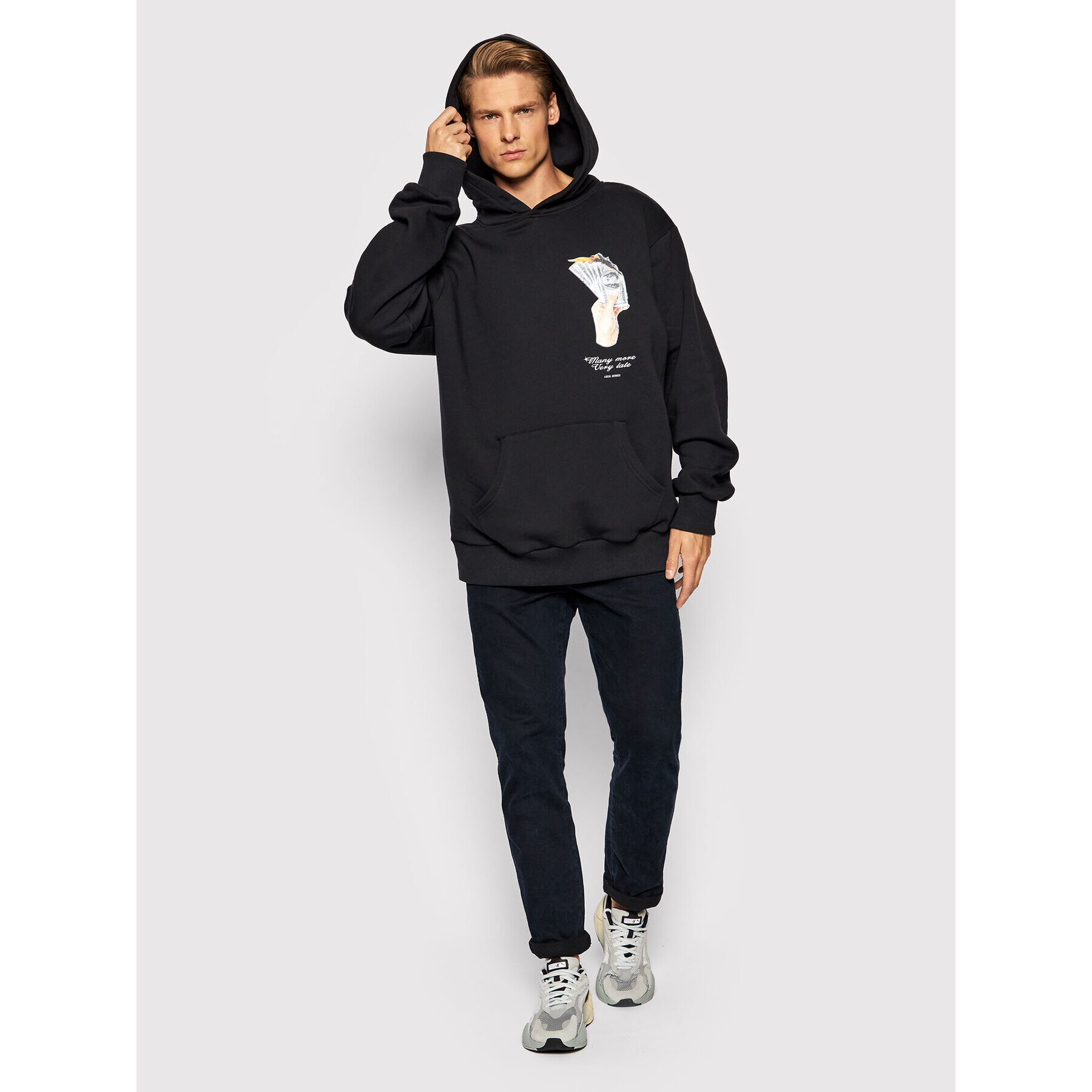 Local Heroes Суитшърт Cash AW21S0087 Черен Regular Fit - Pepit.bg