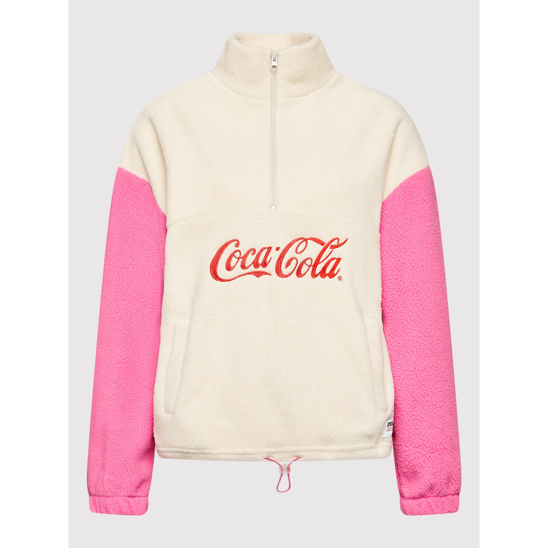 Local Heroes Суитшърт COCA-COLA LHCCS001 Бежов Oversize - Pepit.bg
