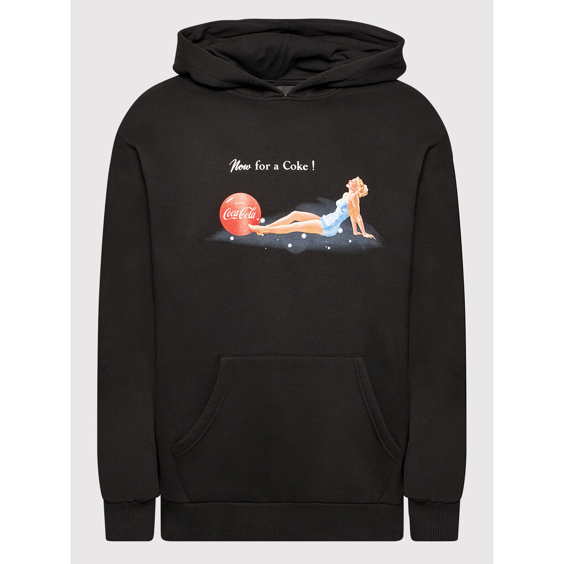 Local Heroes Суитшърт COCA-COLA Now LHCCS017 Черен Oversize - Pepit.bg