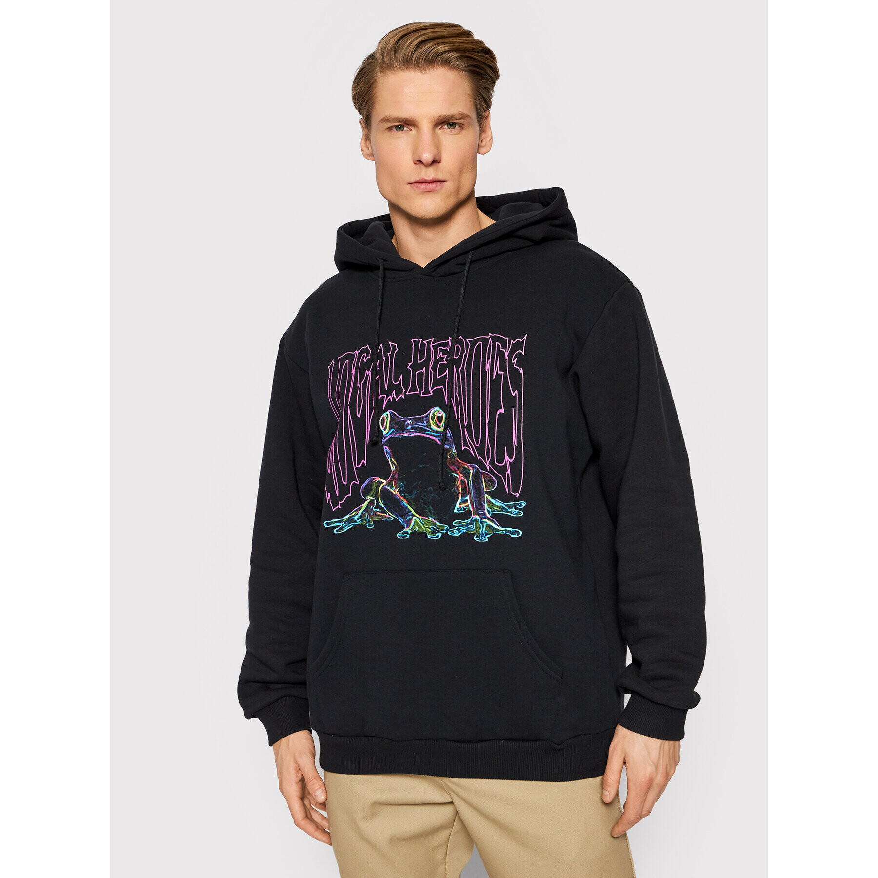 Local Heroes Суитшърт Dark Glow SS22S0042 Черен Oversize - Pepit.bg