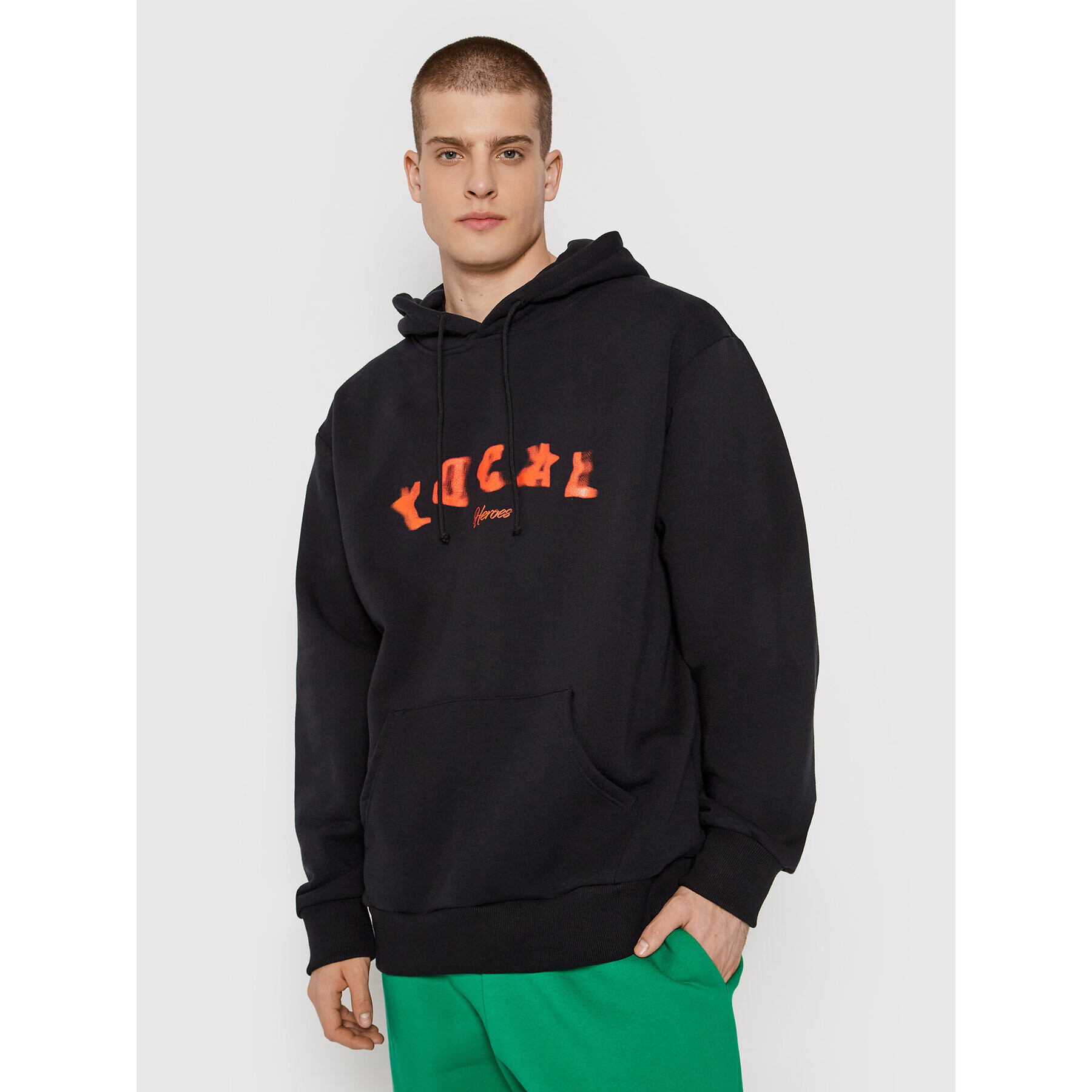 Local Heroes Суитшърт Dazed AW21S0086 Черен Oversize - Pepit.bg