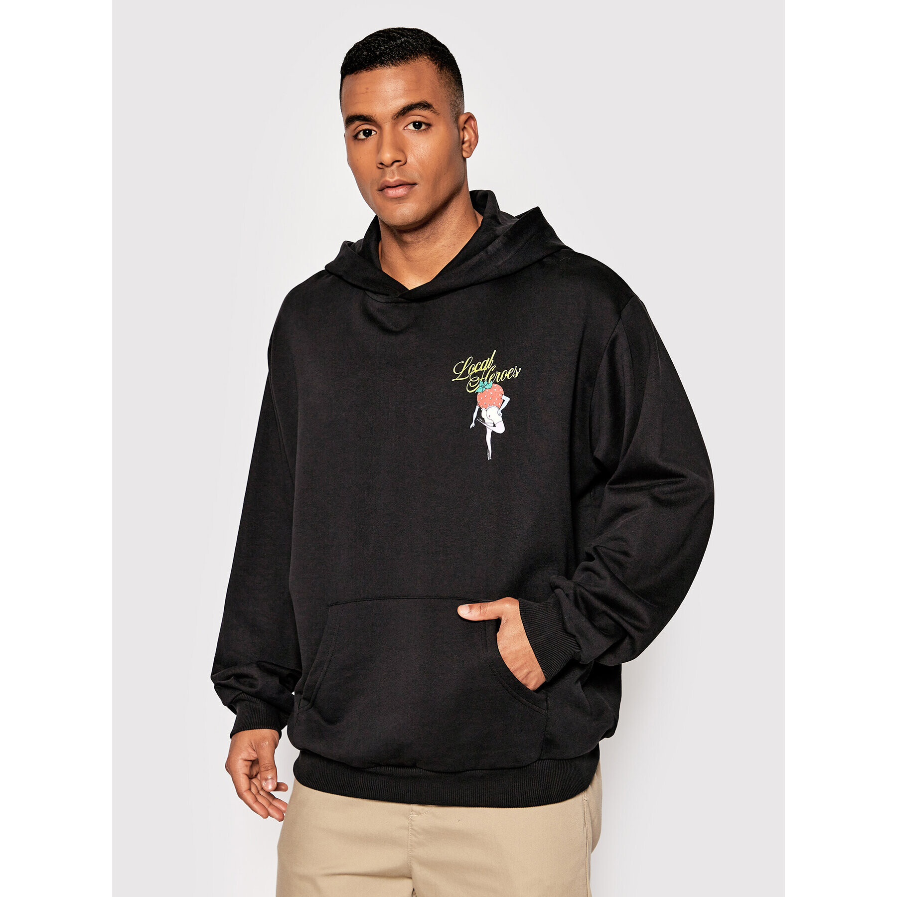 Local Heroes Суитшърт Devil's Garden AW22S0037 Черен Oversize - Pepit.bg