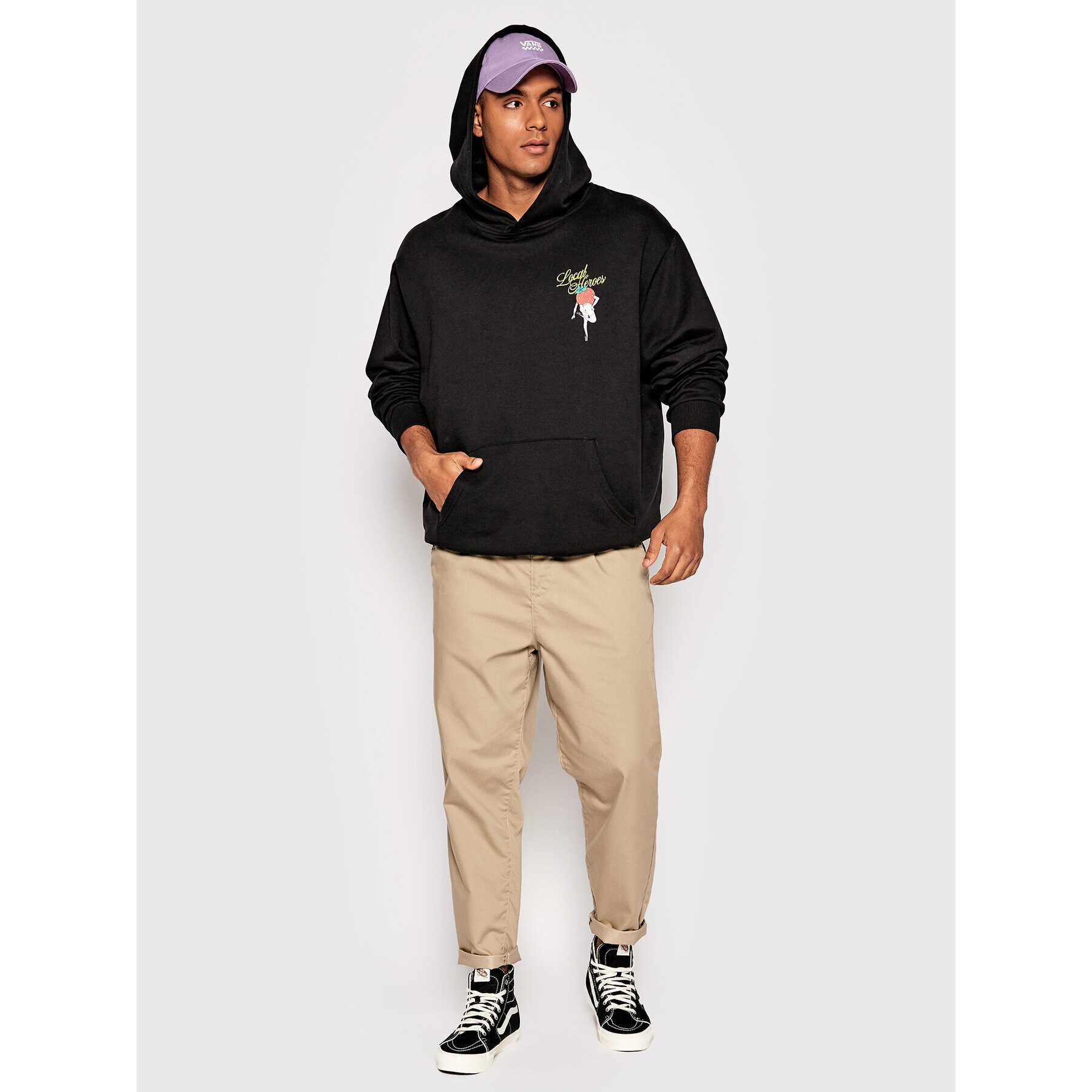 Local Heroes Суитшърт Devil's Garden AW22S0037 Черен Oversize - Pepit.bg