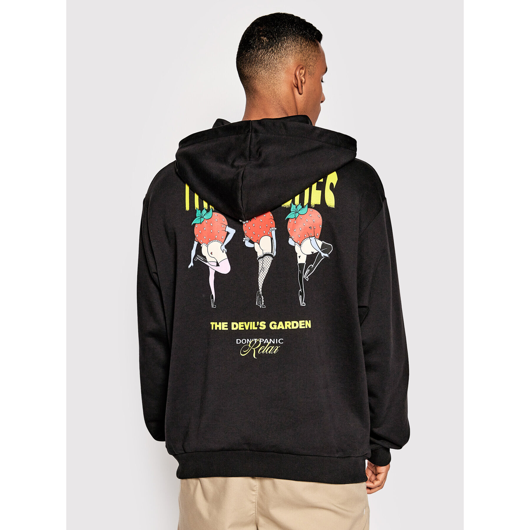 Local Heroes Суитшърт Devil's Garden AW22S0037 Черен Oversize - Pepit.bg