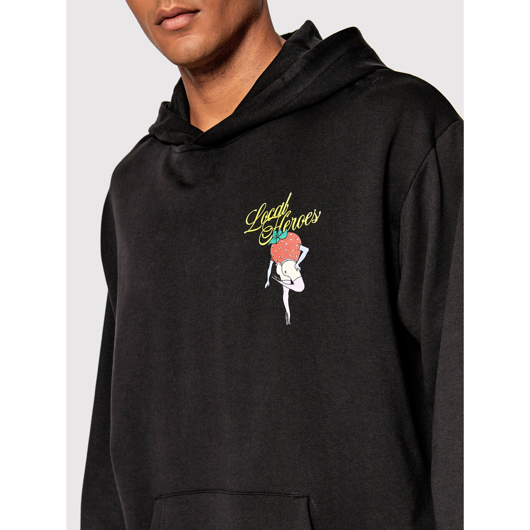 Local Heroes Суитшърт Devil's Garden AW22S0037 Черен Oversize - Pepit.bg