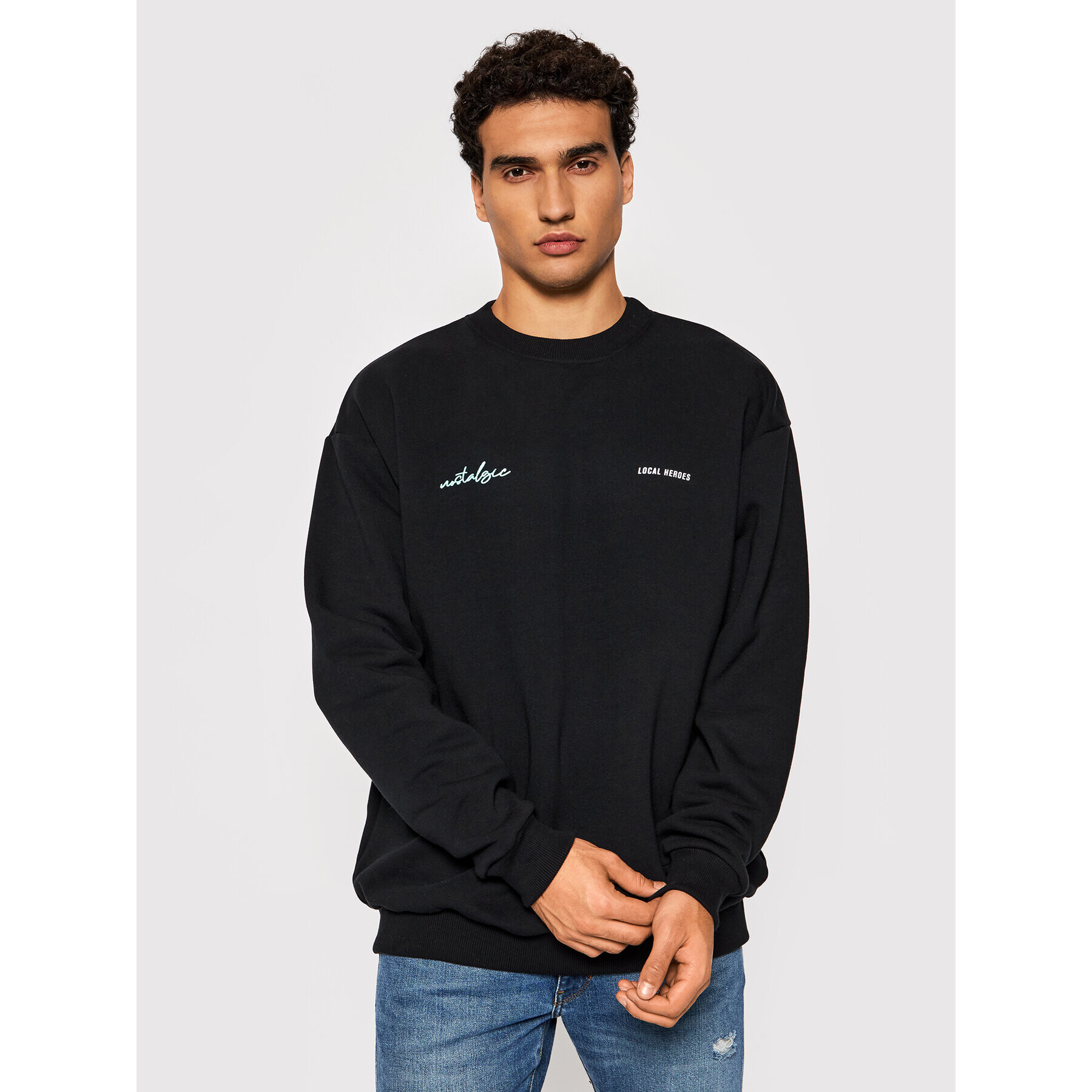 Local Heroes Суитшърт Emotional Mind AW21S0102 Черен Regular Fit - Pepit.bg