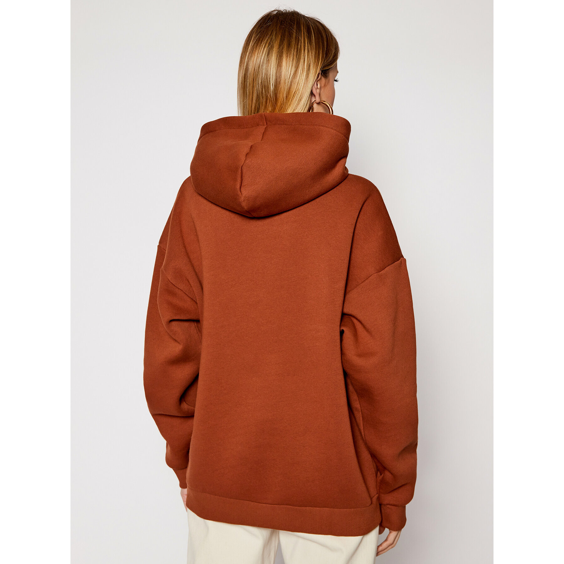 Local Heroes Суитшърт Hug Me SS21S0042 Кафяв Oversize - Pepit.bg