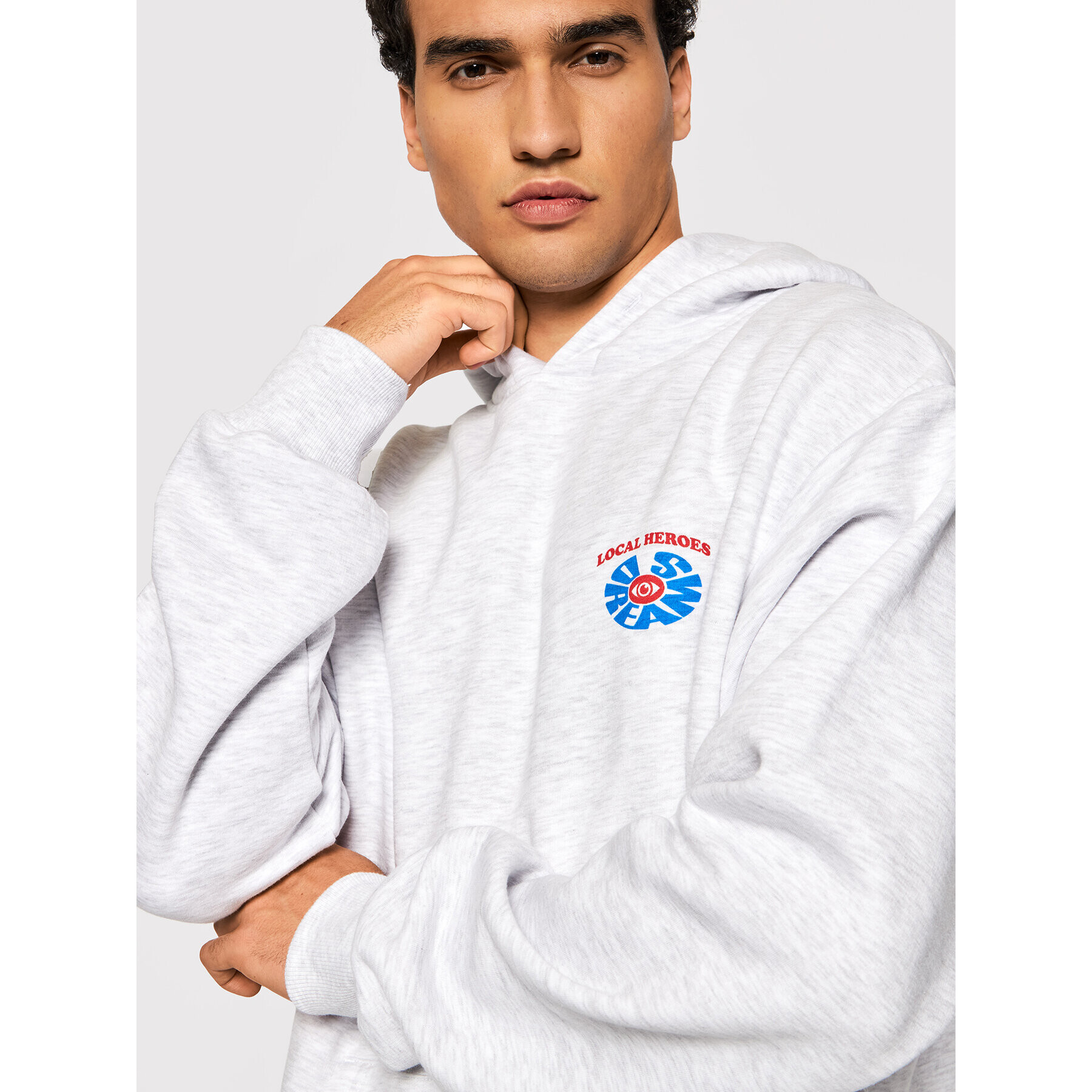 Local Heroes Суитшърт Lost My Mind AW21S0094 Сив Regular Fit - Pepit.bg