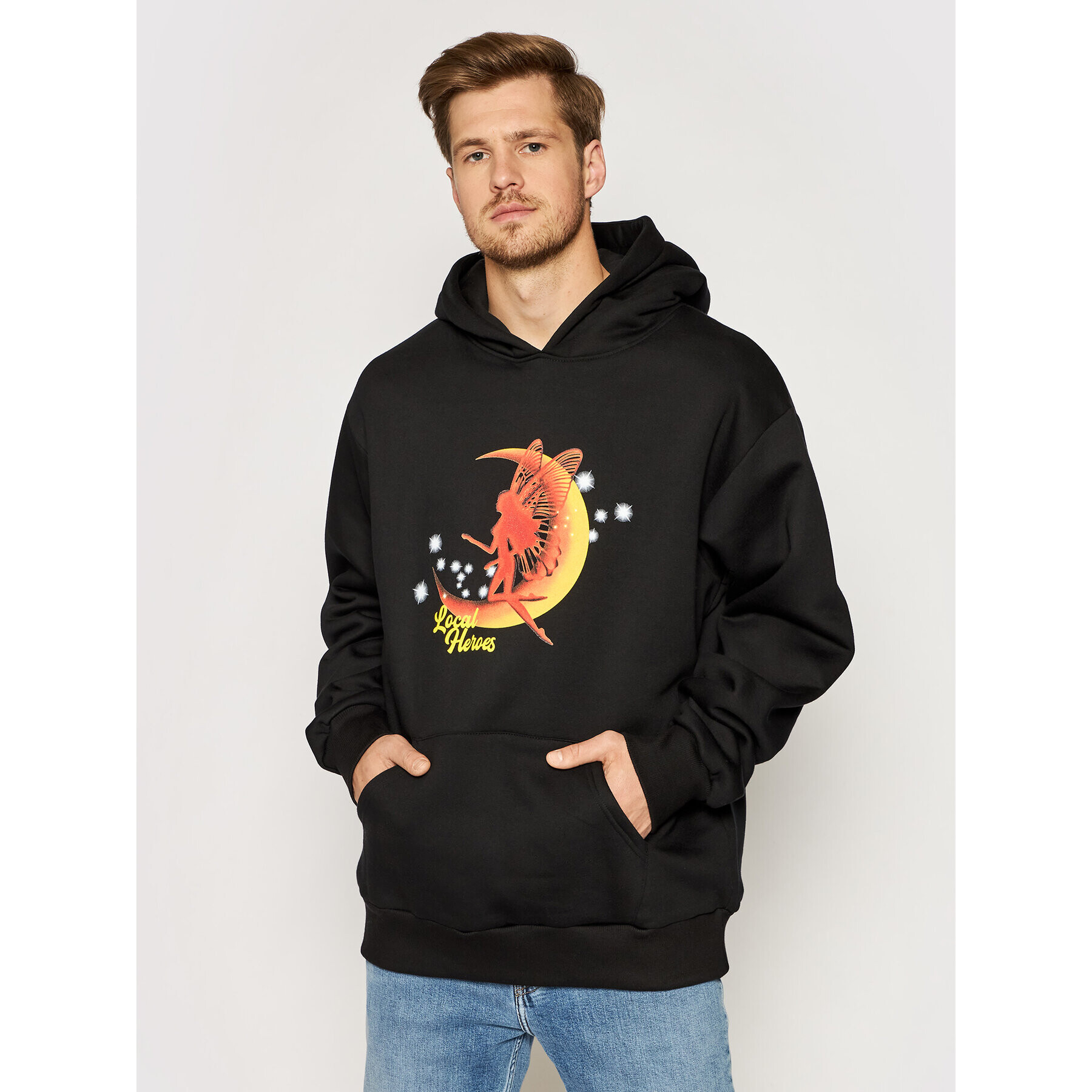 Local Heroes Суитшърт Magic Hell AW21S0072 Черен Regular Fit - Pepit.bg